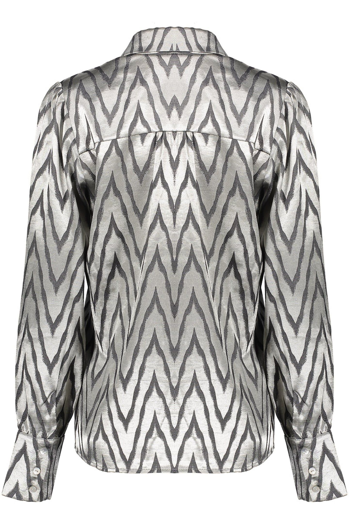 BLOUSE ANIMAL SILVER GREY 2