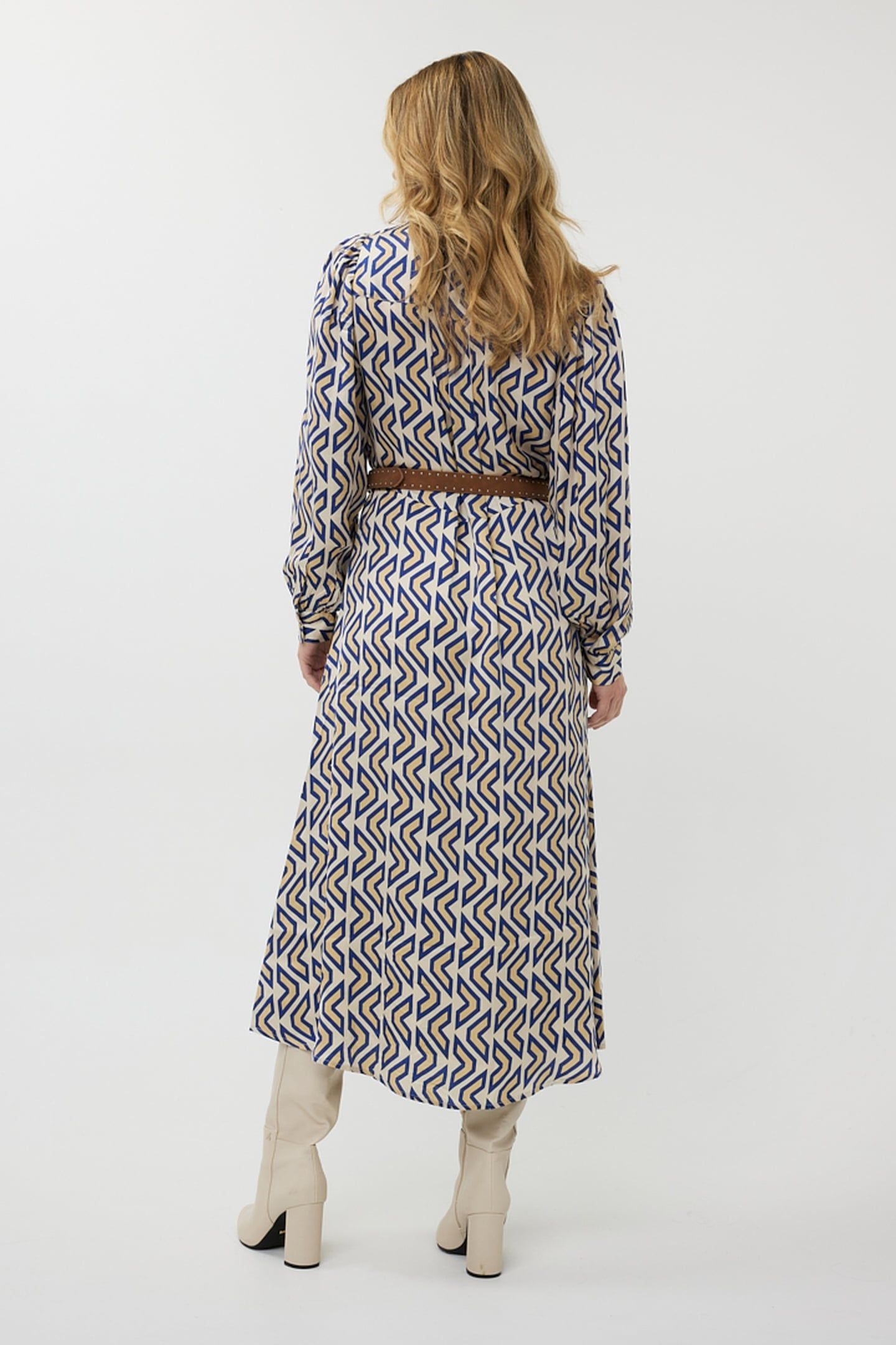 DRESS LONG UTOPIA GRAPHIC PRINT 3