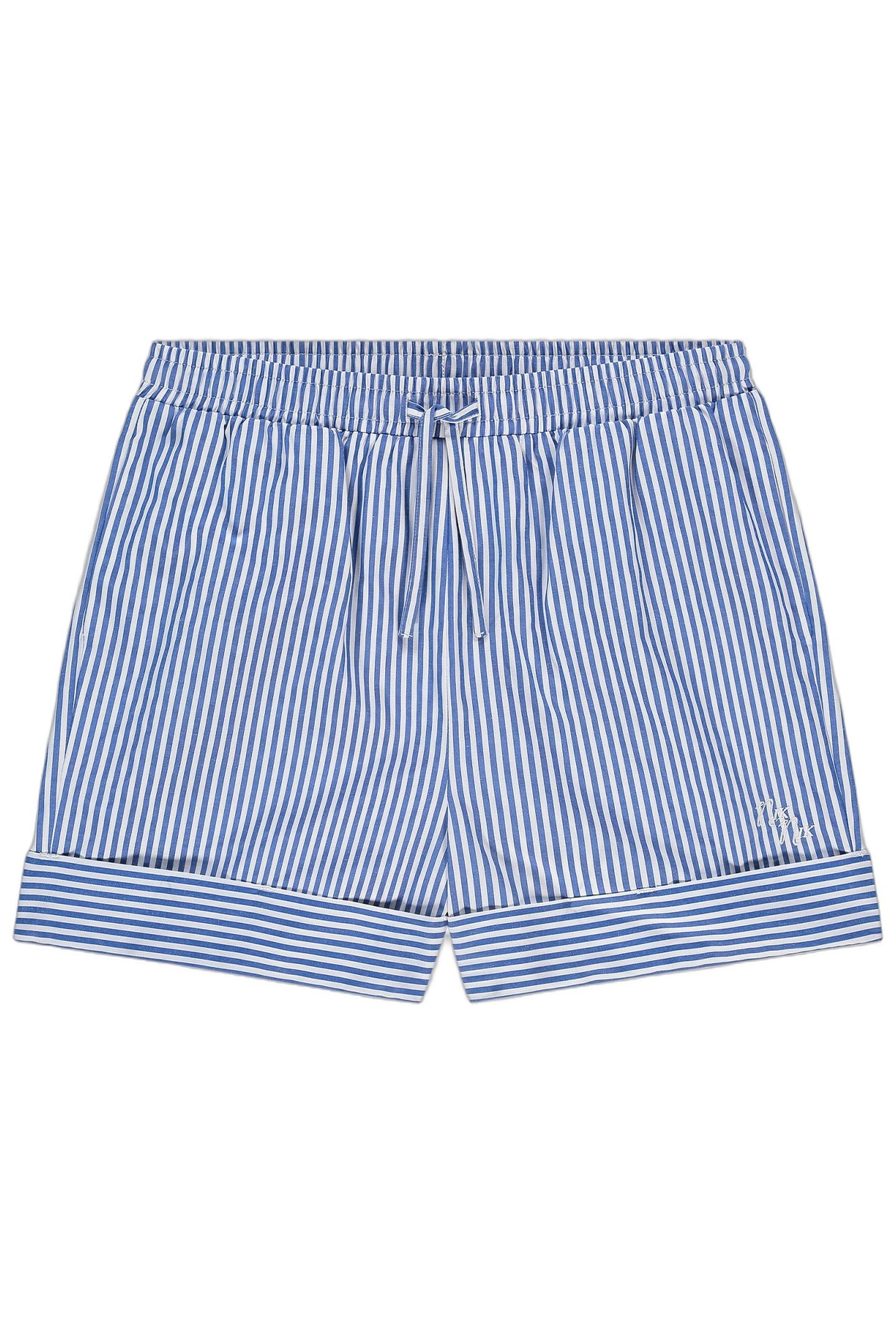AAVA SHORTS AZURE BLUE/OFF WHITE 3