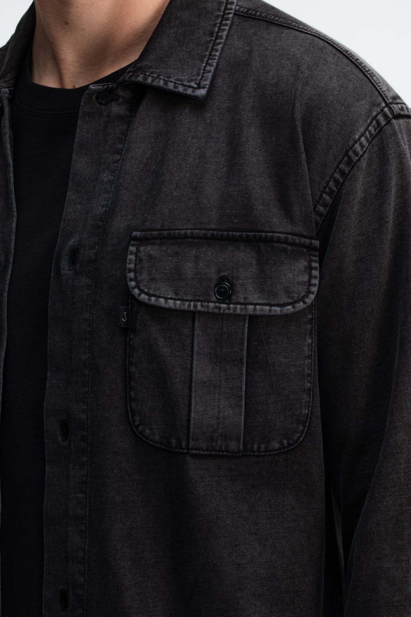 PHIL JERSEY OVERSHIRT MONTEGO BLACK VD 5