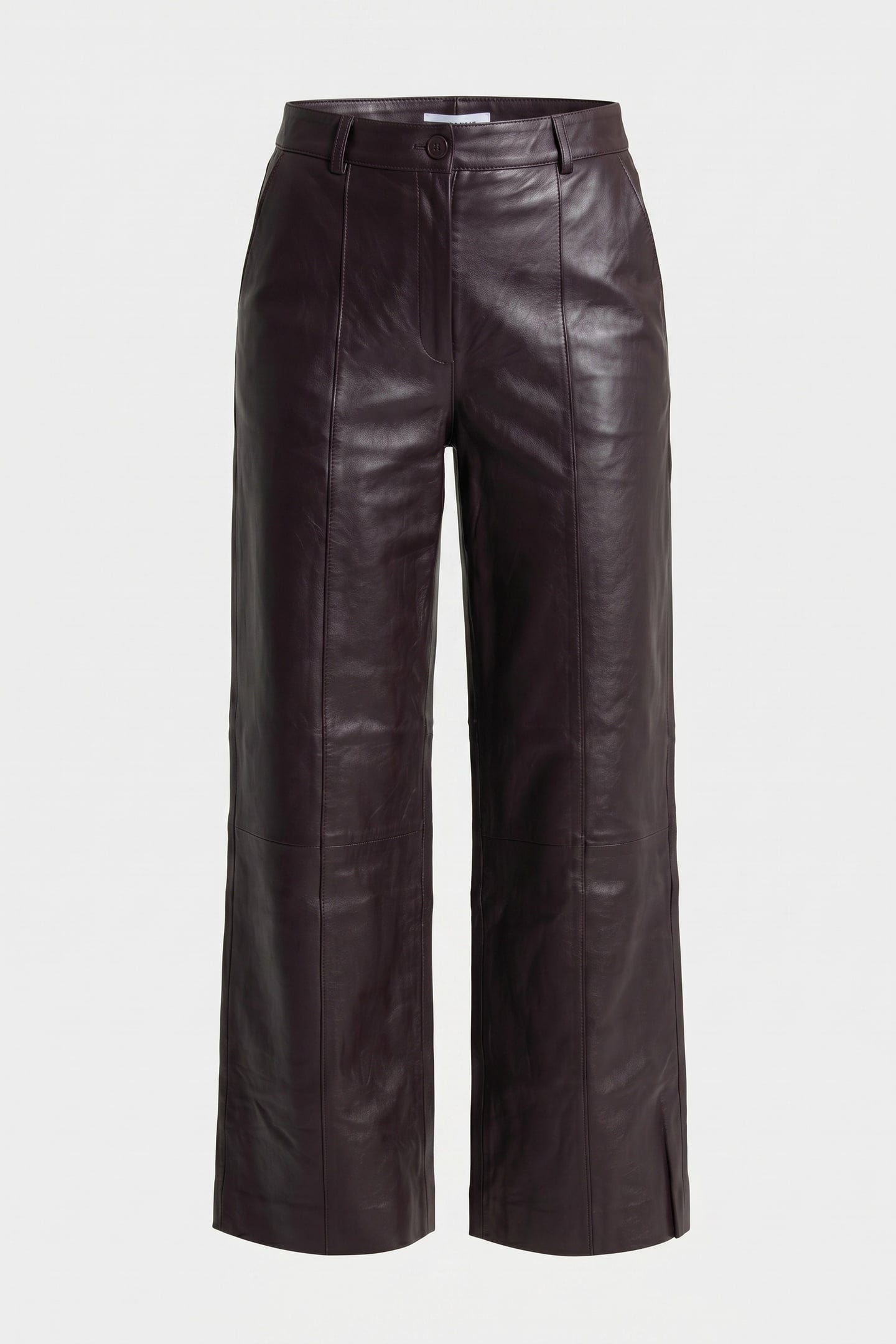 COOPER LEATHER TROUSERS PURPLE 4