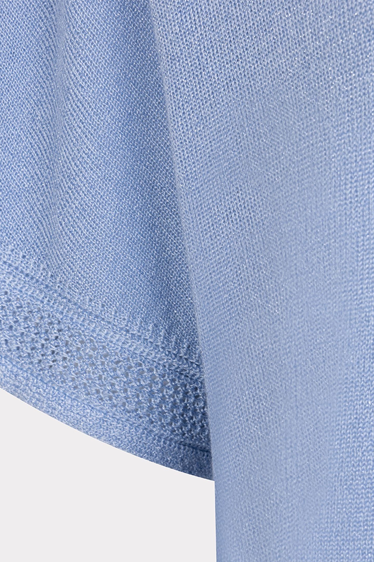 SWEATER BATWING POINTELLE LUREX SKY BLUE 6