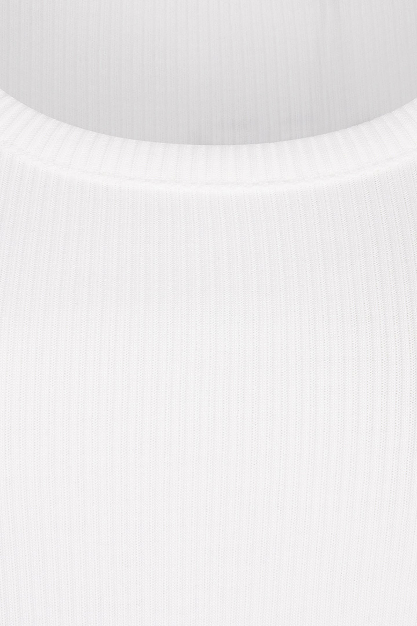 SINGLET RIB KNIT OFF WHITE 6