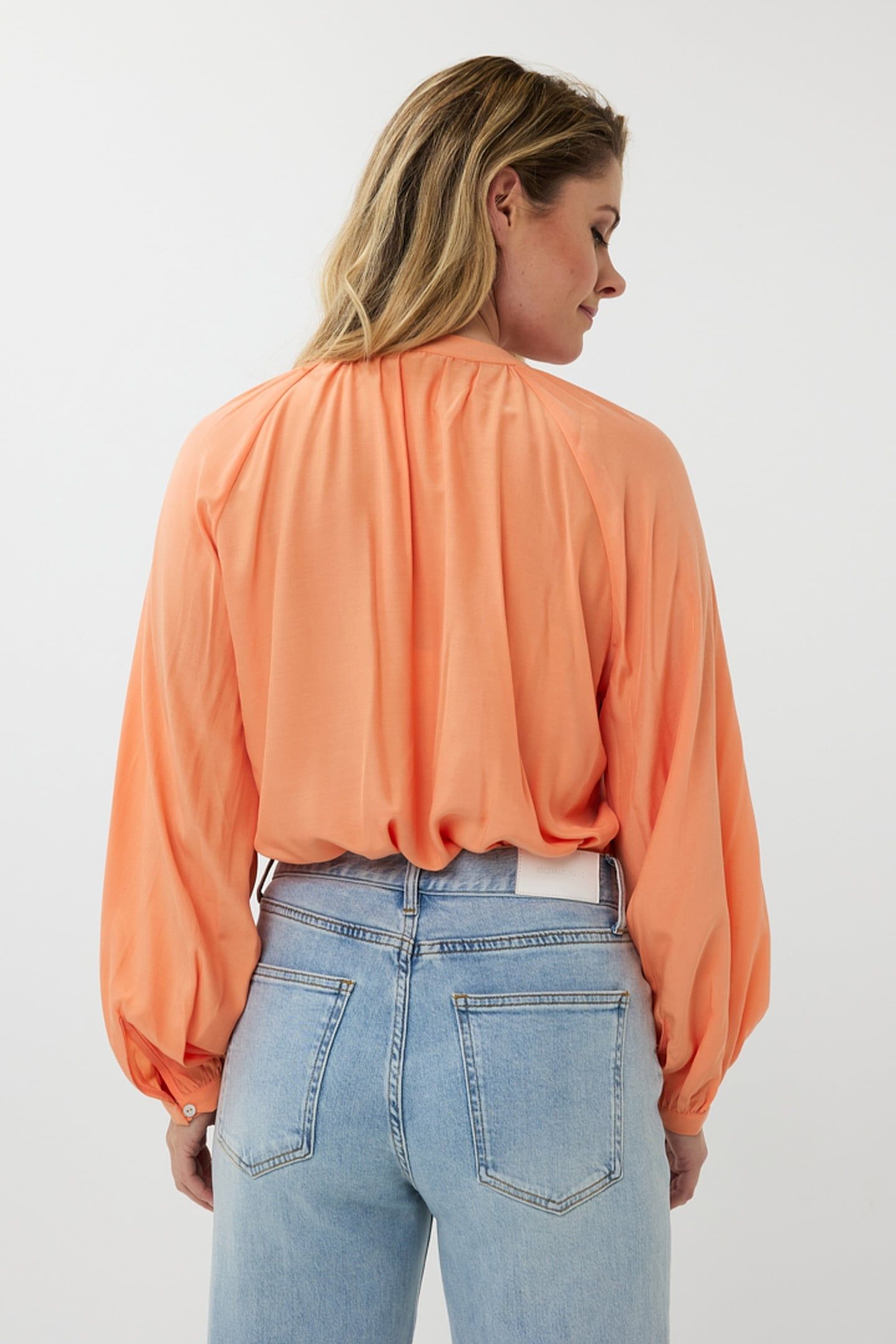 BLOUSE R-NECK RAGLAN APRICOT 4