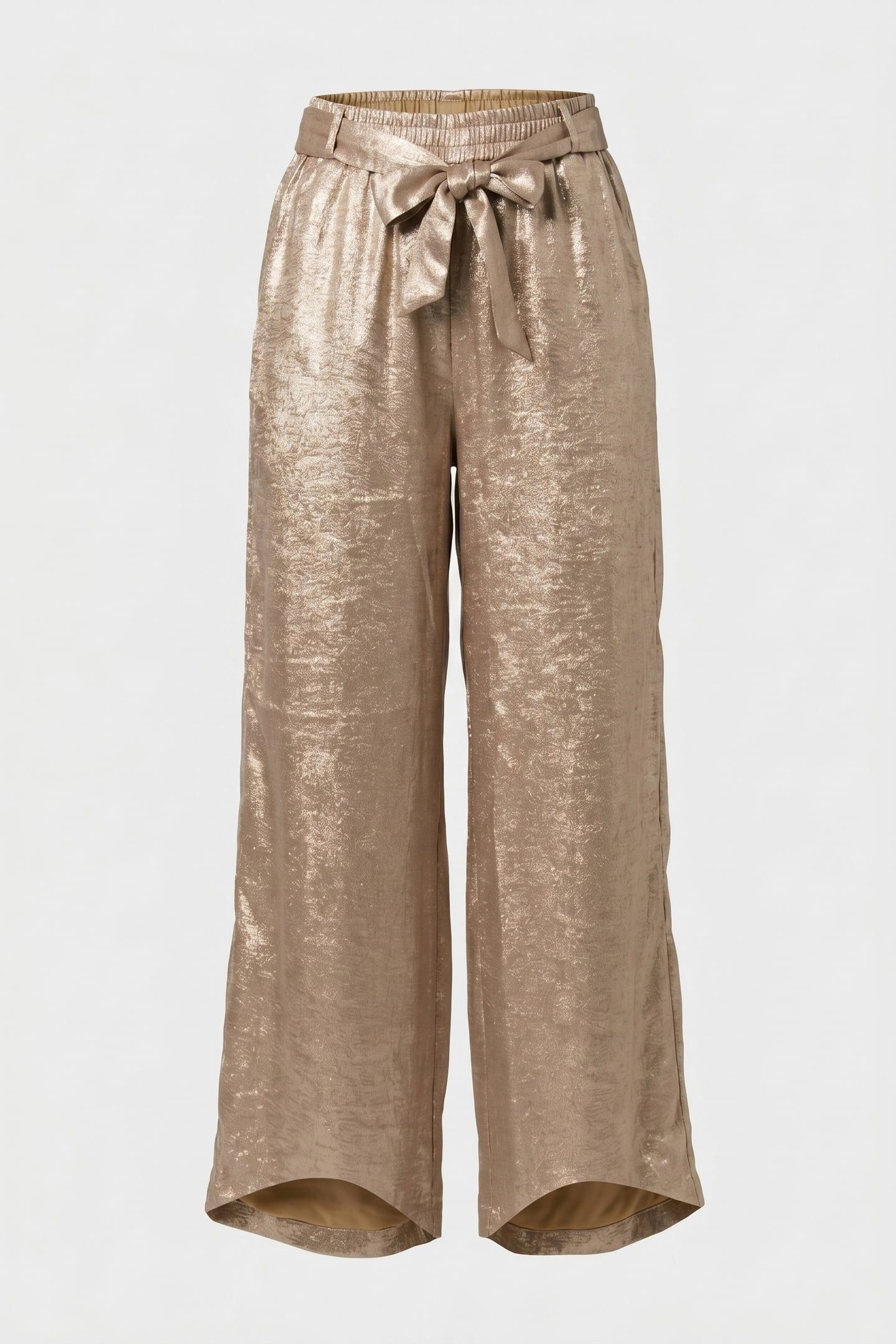 PANTS METALLIC LAMEE SESAME 3