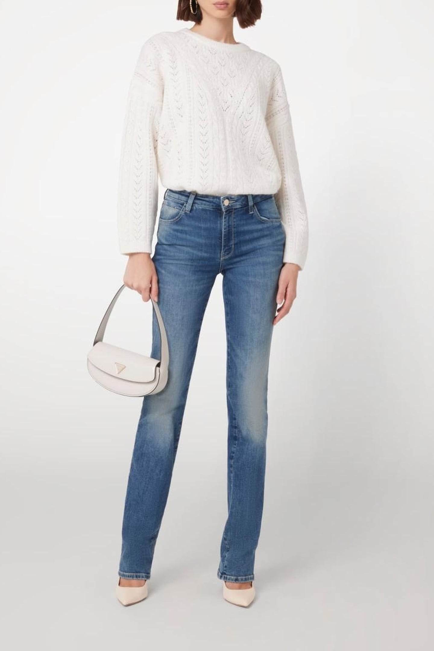 GUESS ECO LS CN SYLVIE POINTEL DOVE WHITE 4