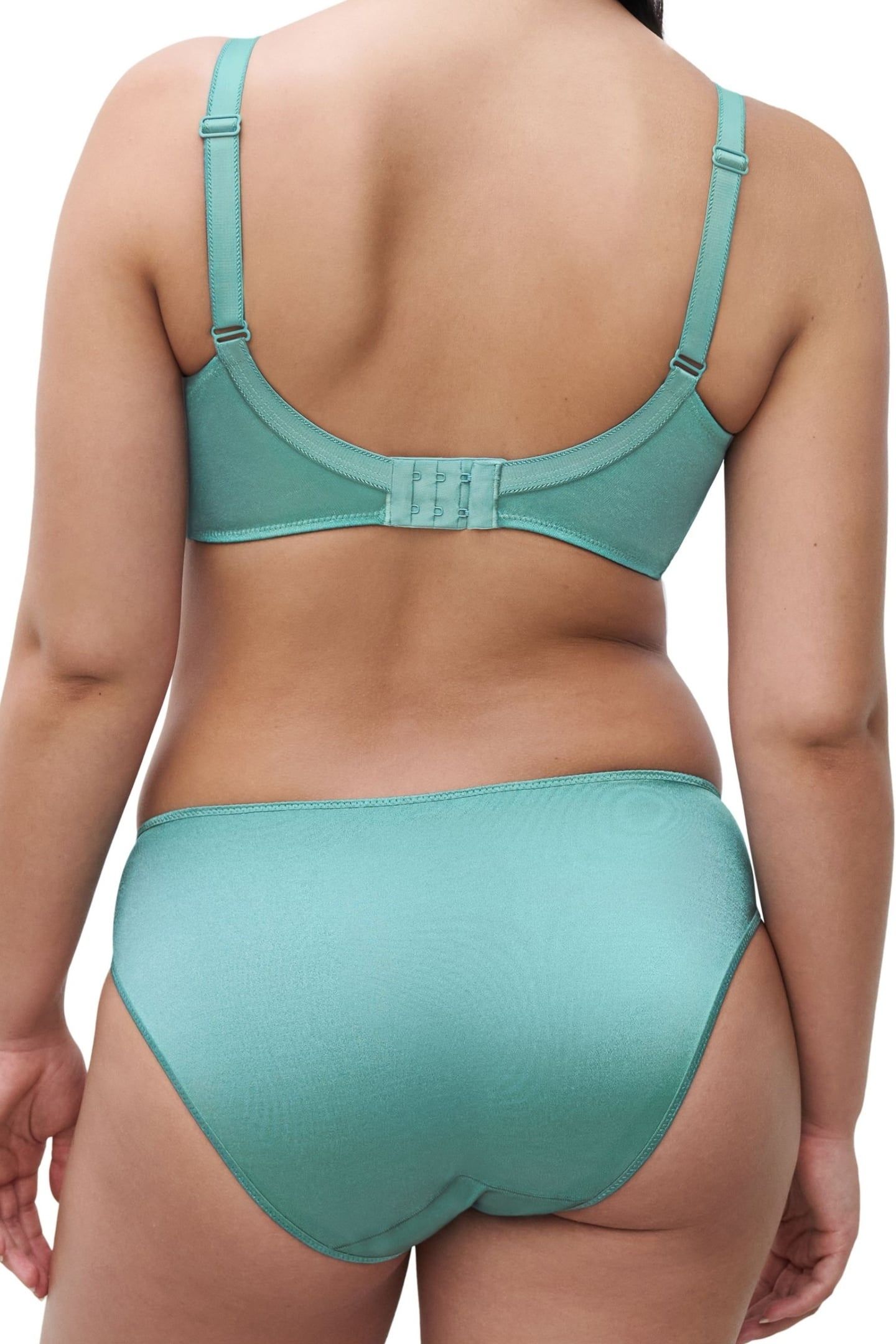 CO BRA UNDERW. COVERING MOLDED NEW PEACOCK LUREX 2