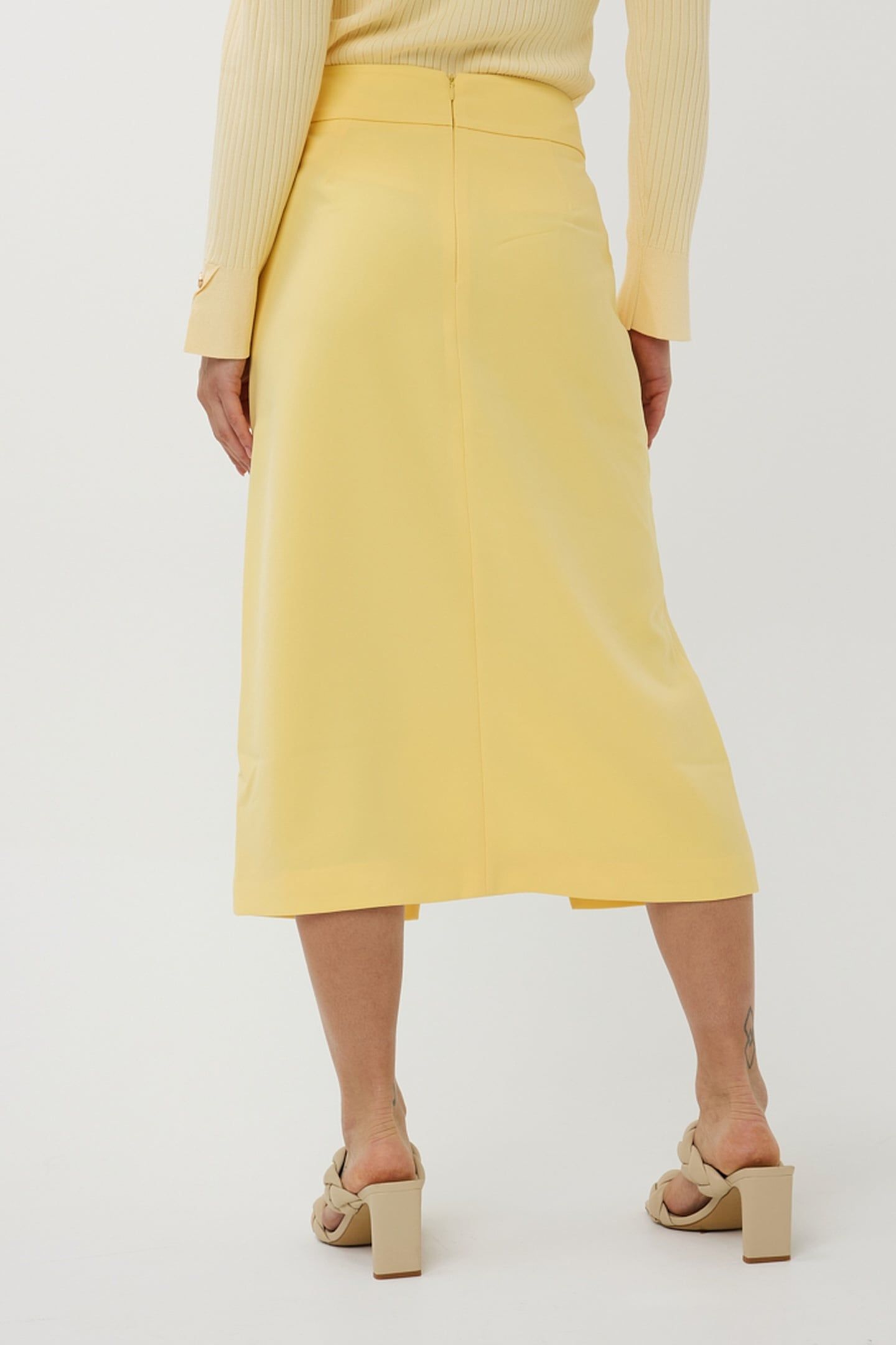 SKIRT LONG CITY YELLOW 3