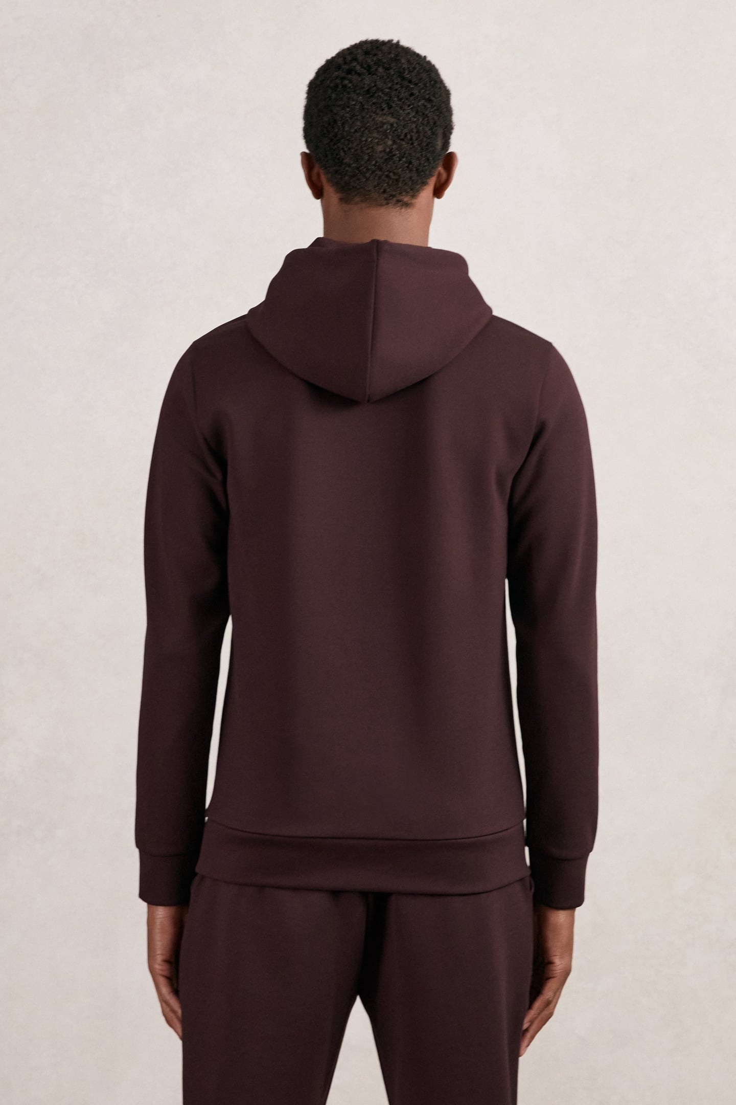 LS INTERLOCK HOODY CHERRY RED 2