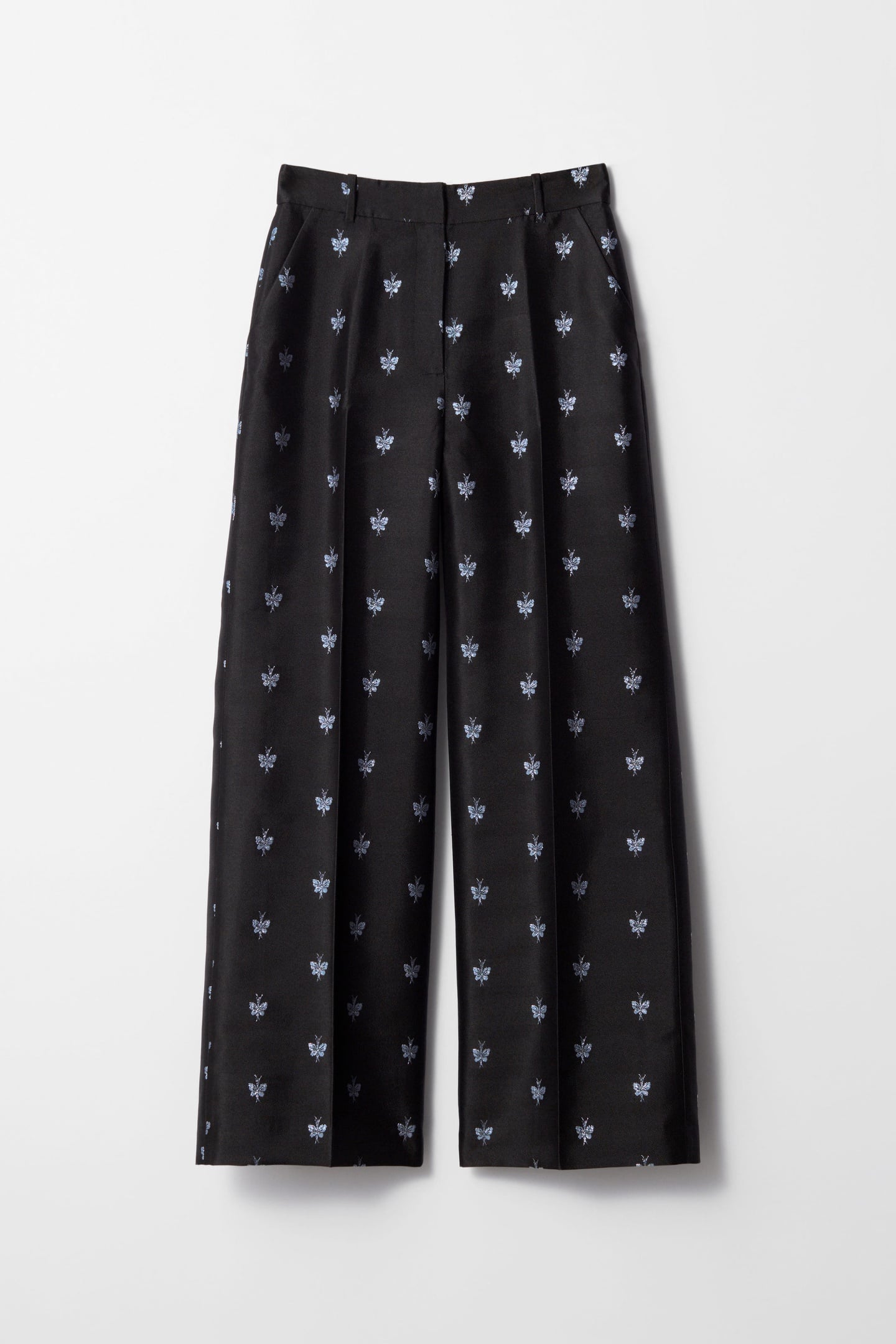 HELORA JACQUARD TROUSERS BLACK 3