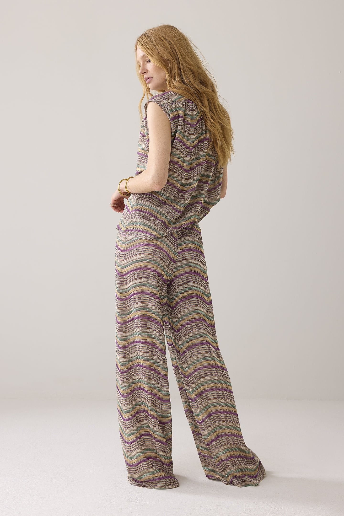 WIDE LEG PANT MULTICOLOUR SPARKLY WAVE 3