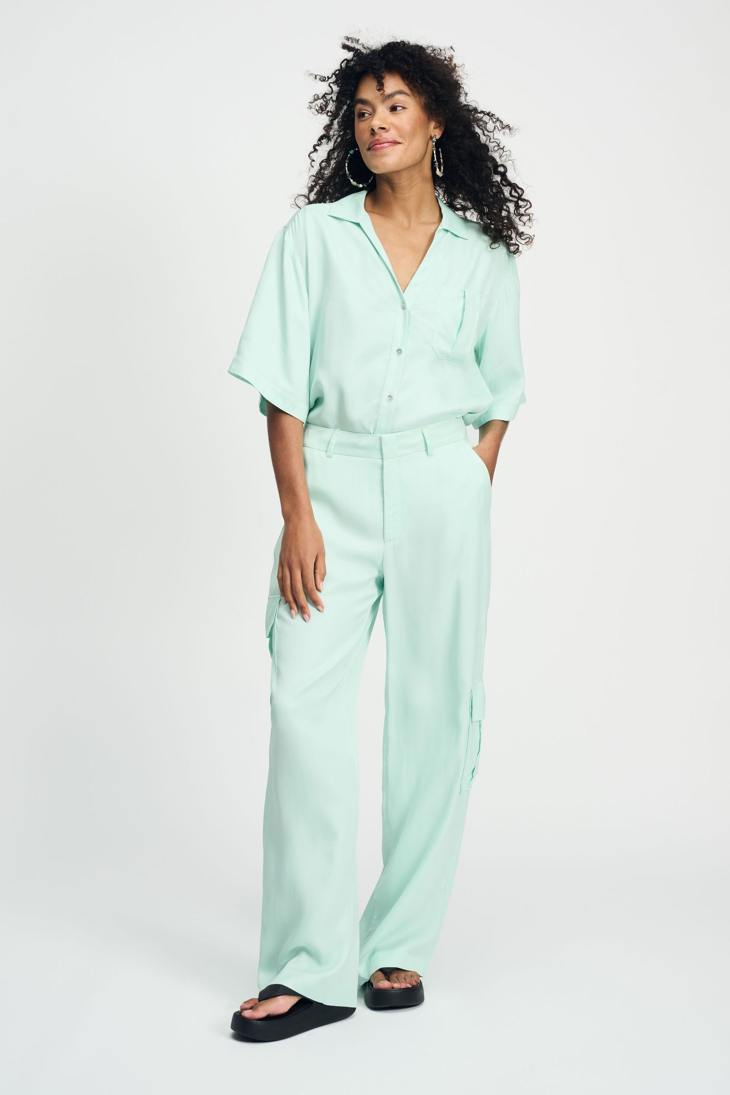 PANTS - SATIN FRESH MINT 2