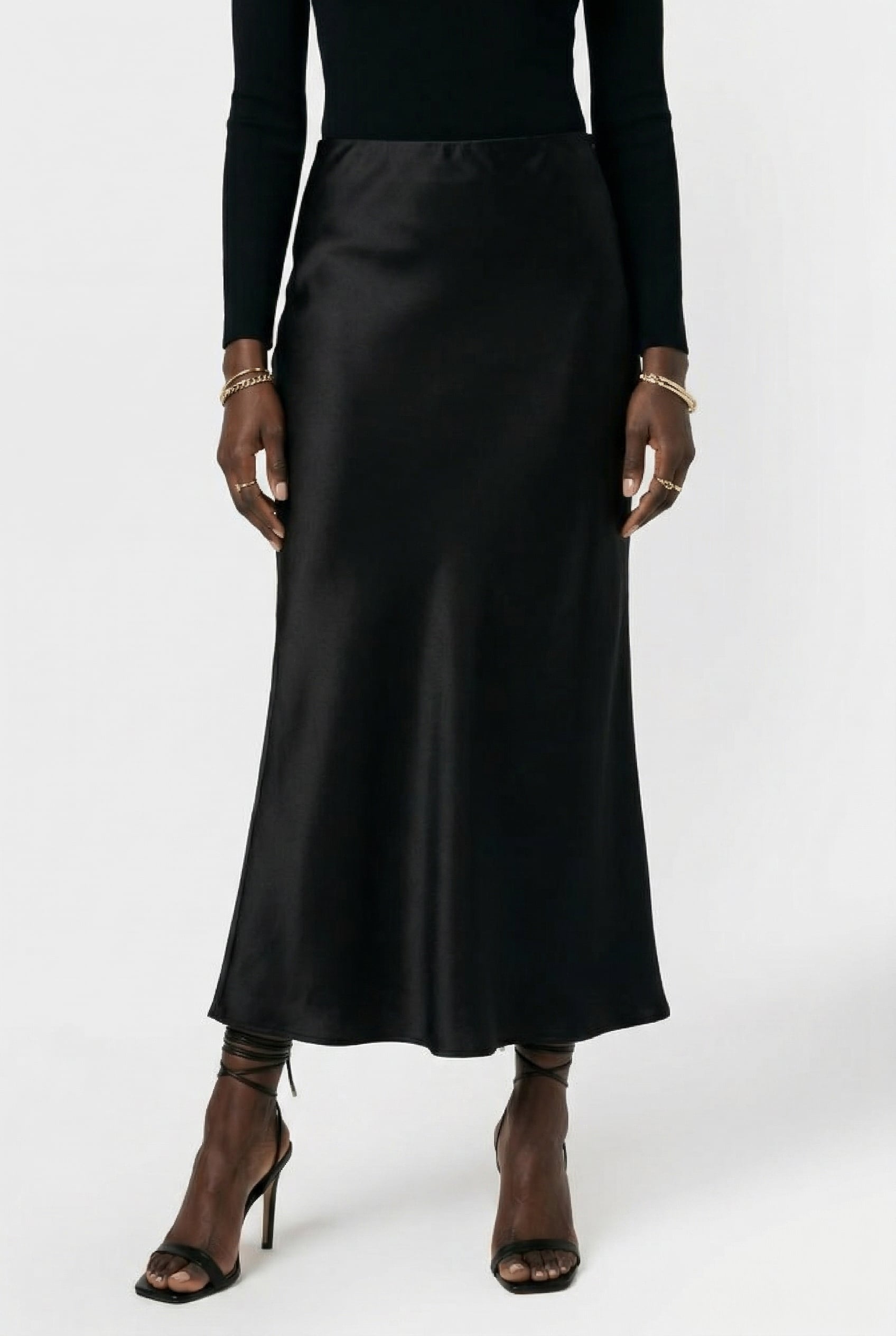 OPAL MAXI SKIRT BLACK 1
