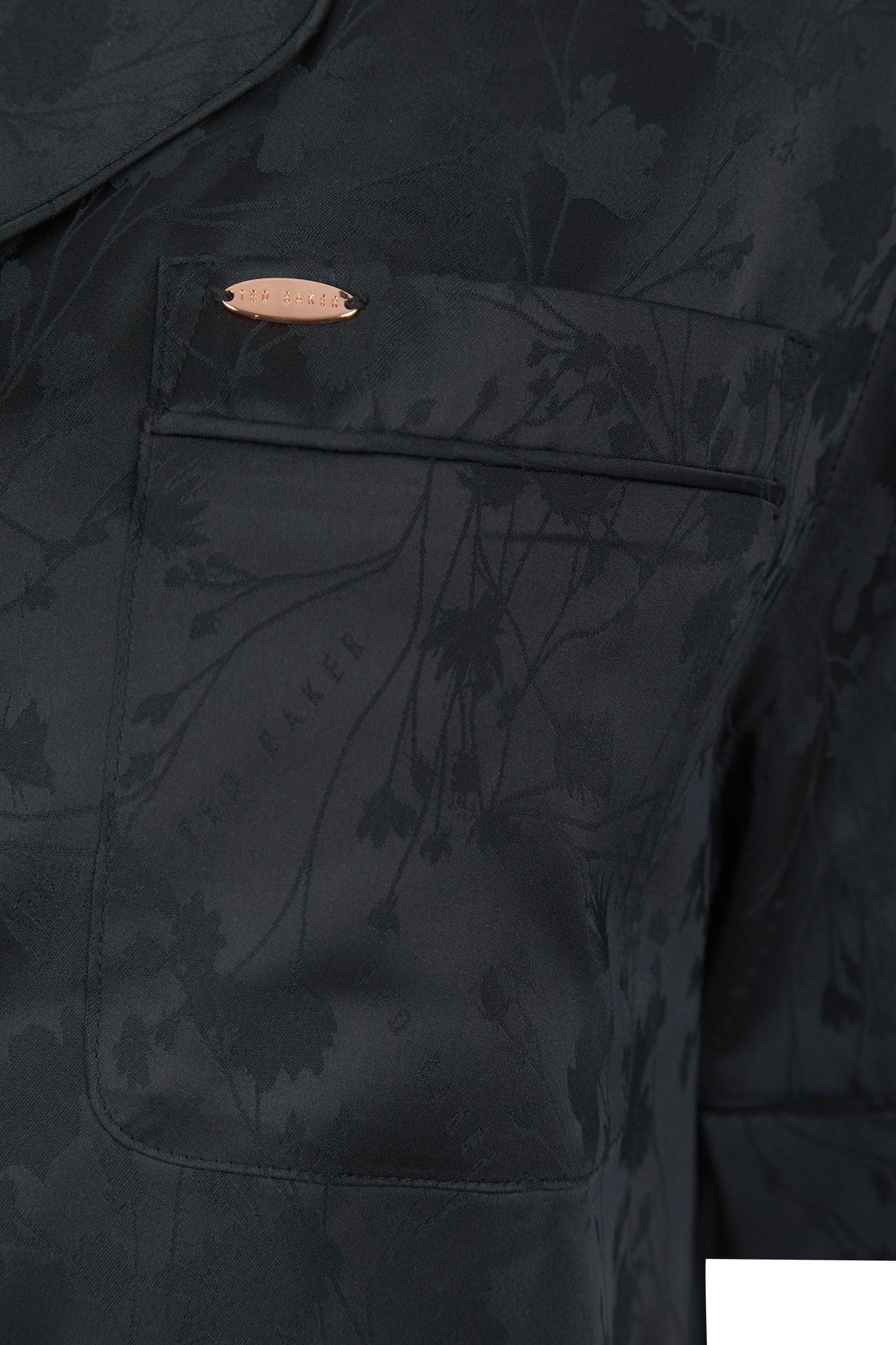 ZARA SHORT SATIN PJ JET BLACK 4
