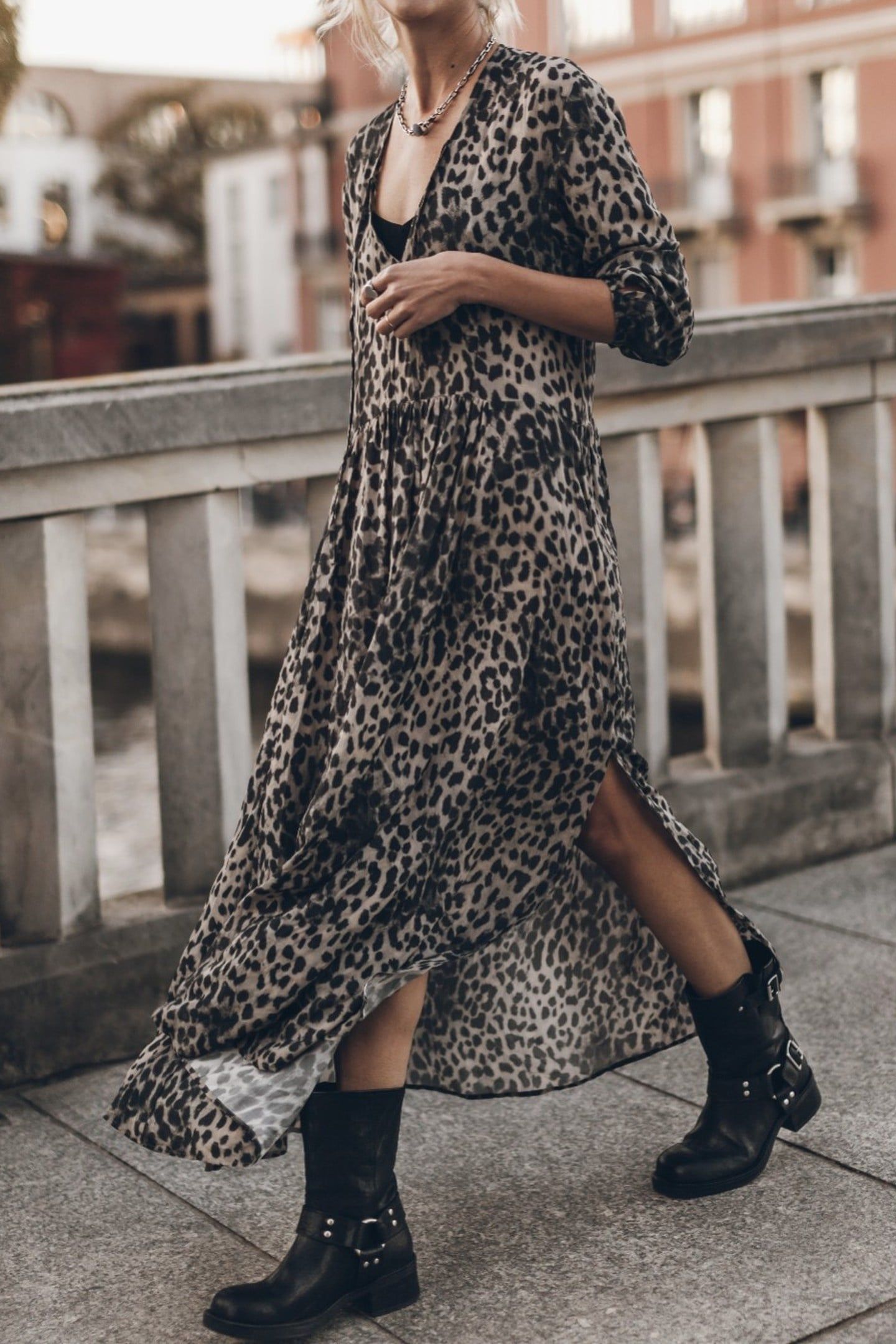THE LEO MAXI DRESS BLACK 3