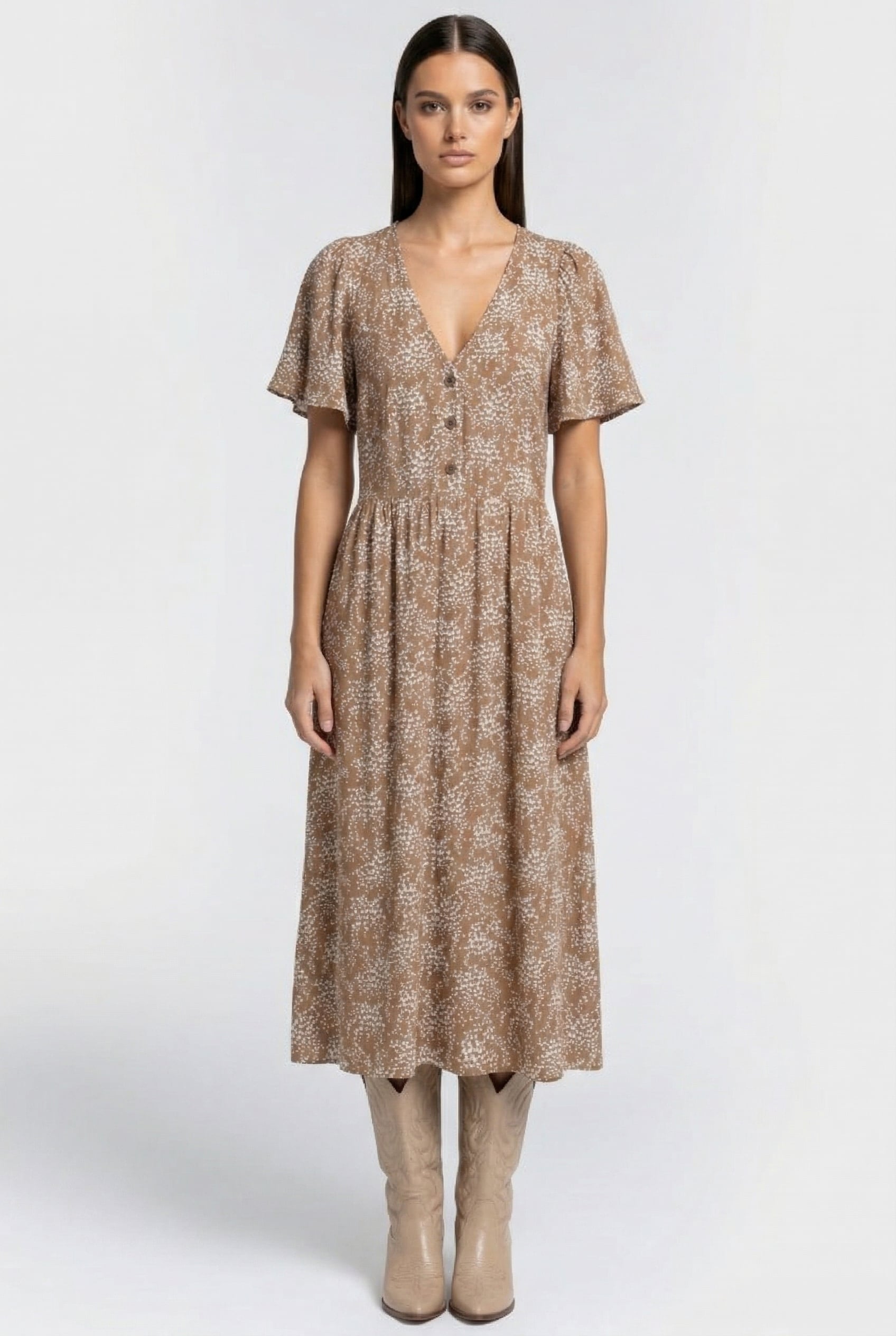 MINT DRESS BEIGE 1