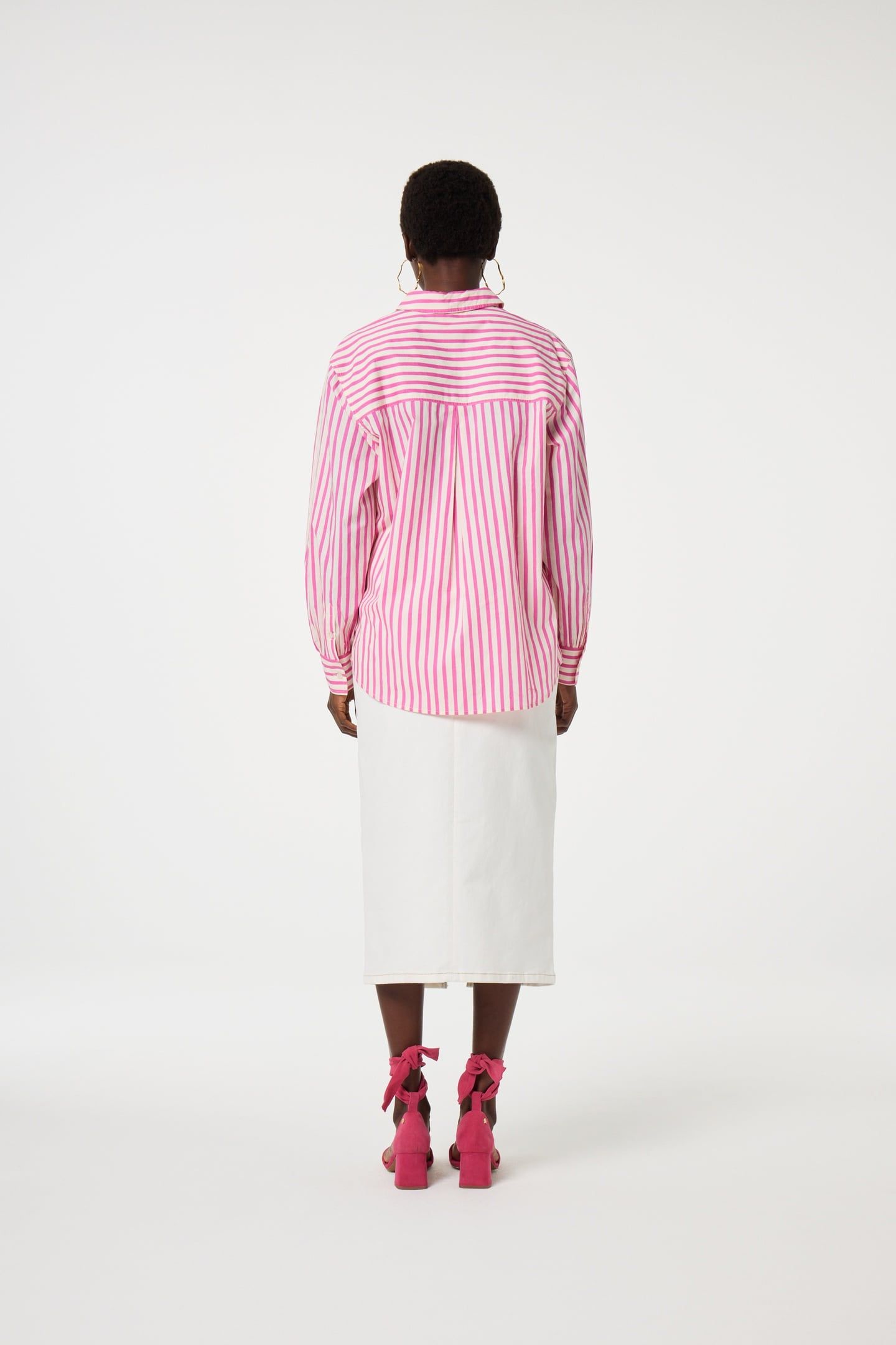 ALEX BLOUSE PINK DREAM/WARM WHITE 2