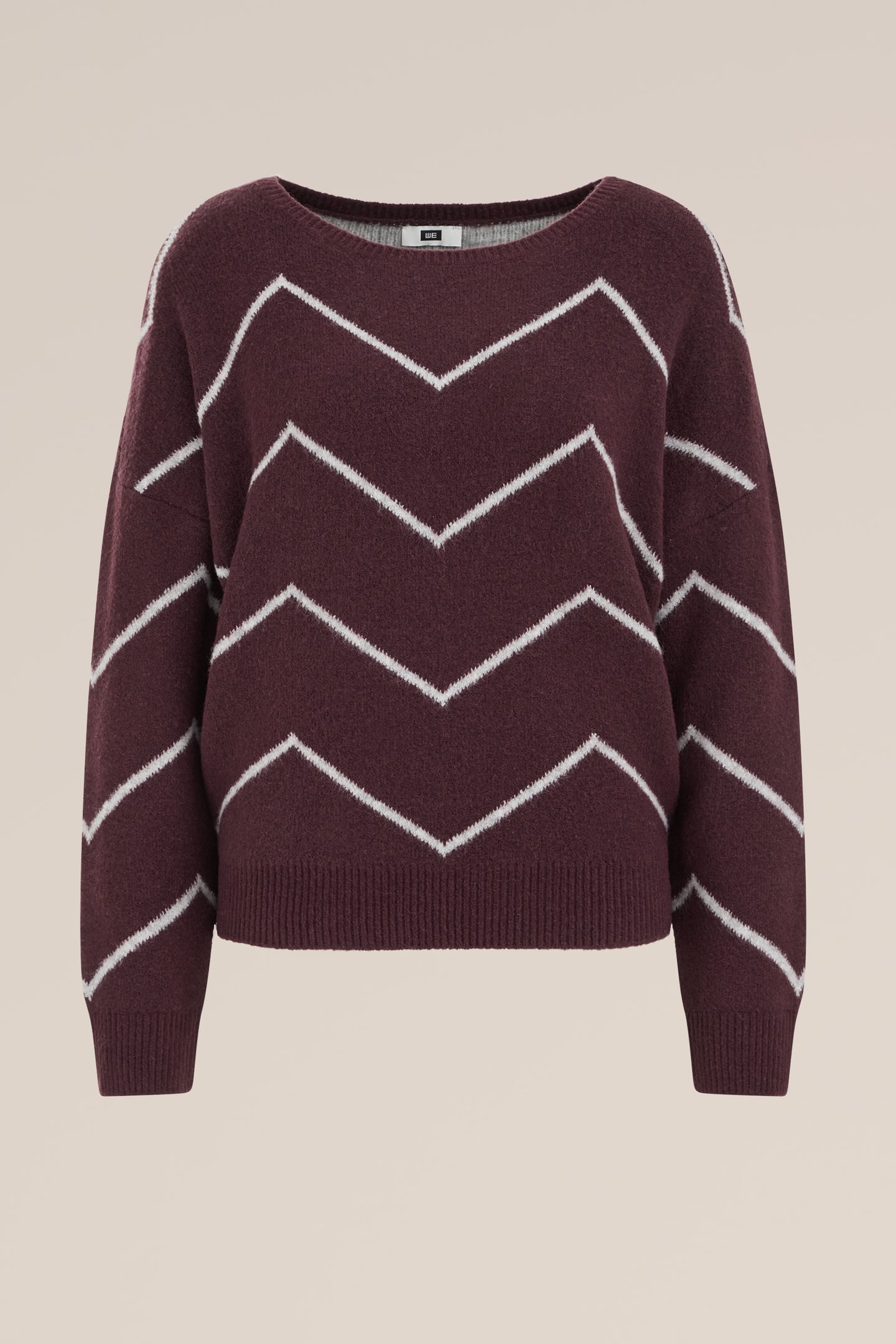 KNITTED PULLOVER AUBERGINE 4