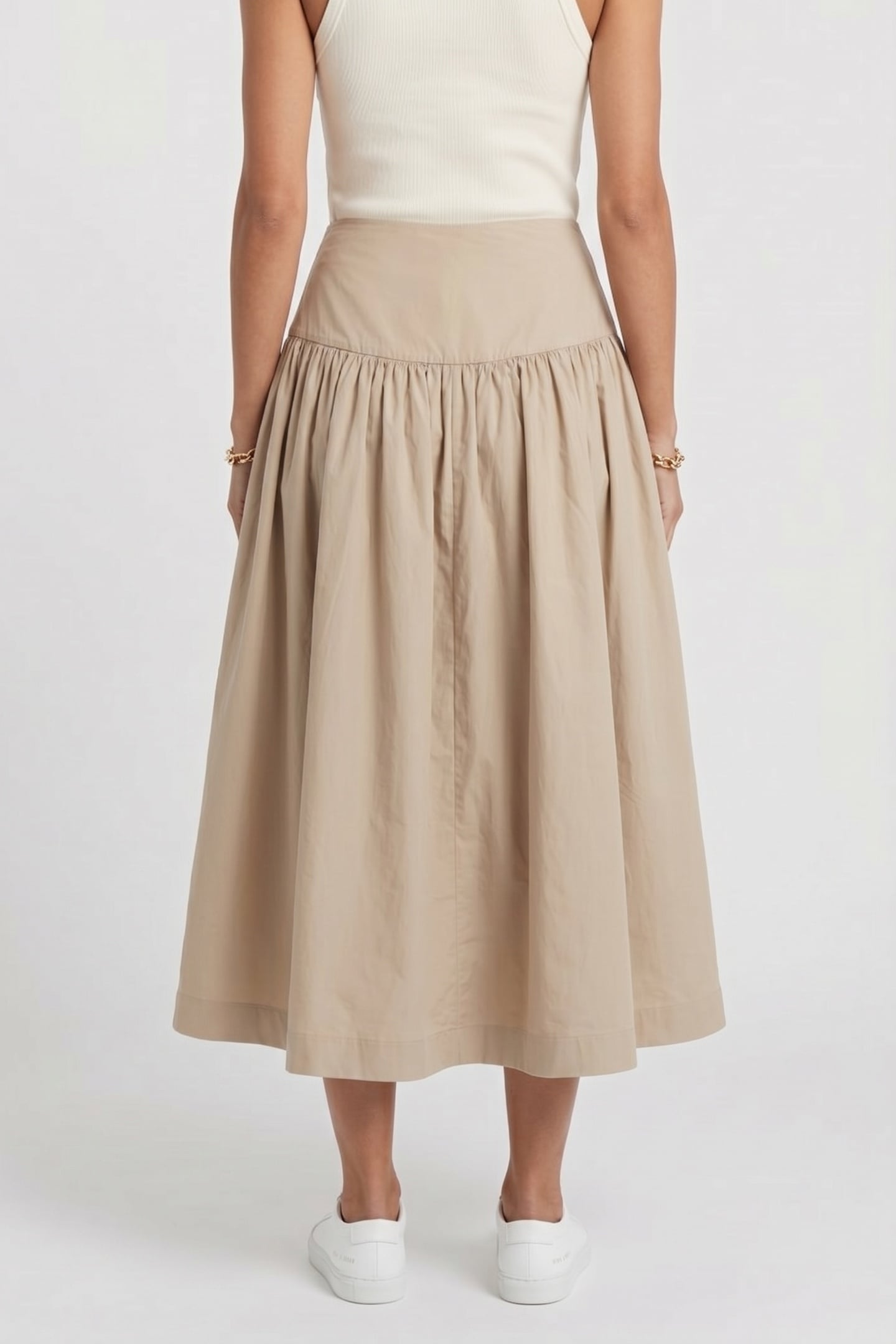 AUDRINA SKIRT BEIGE 2