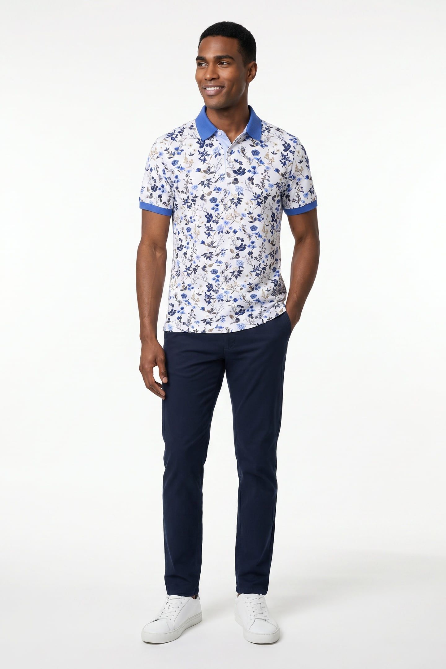 LUX AOP FLORAL PIQUE CF WHITE 2