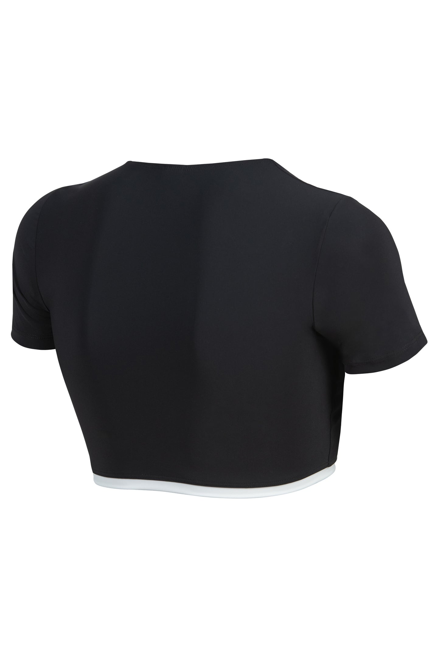 WO CONTRAST BEACH TOP BLACK-OFF WHITE 6