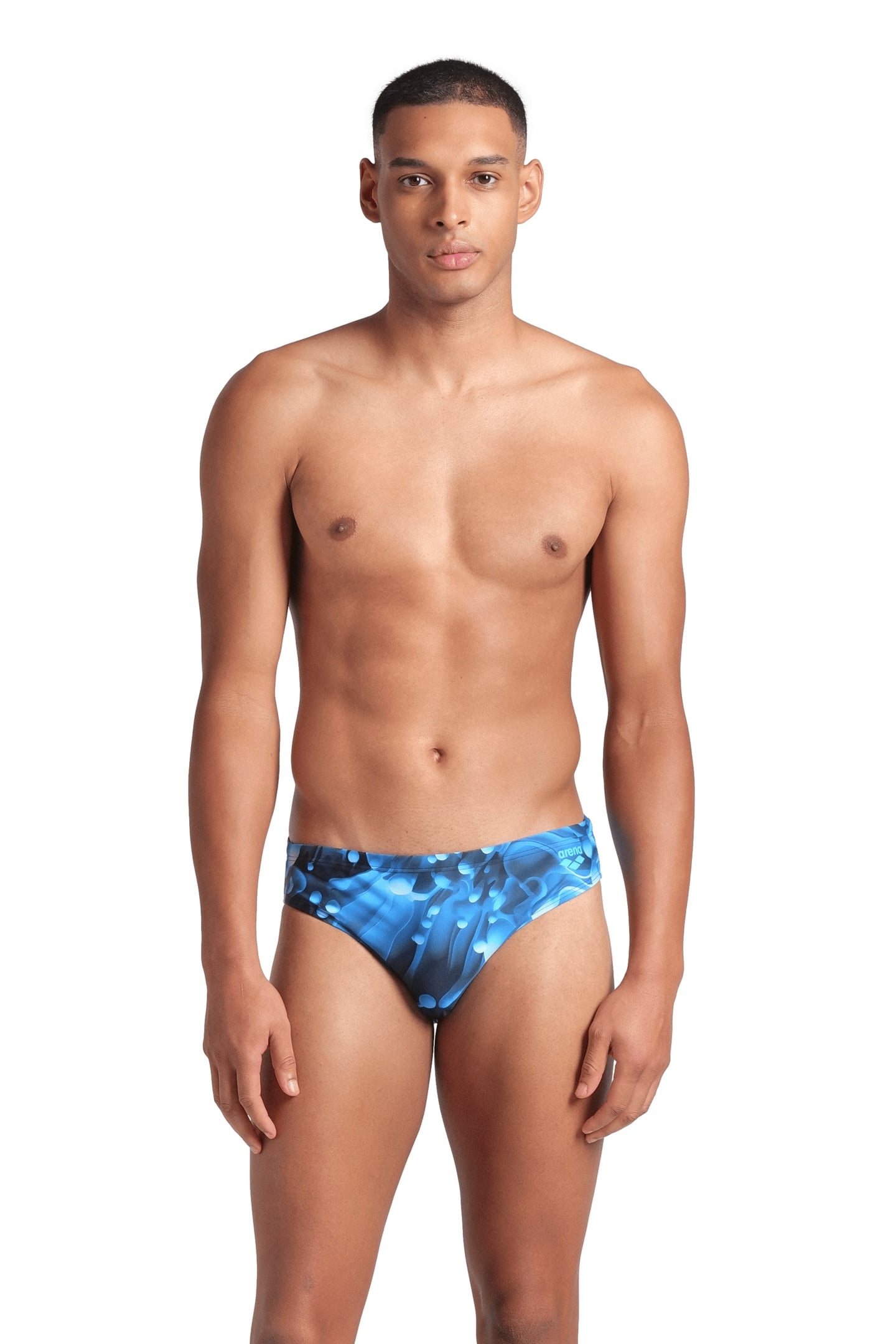 SWIM BRIEFS ALLOVER BLUE MULTI 1