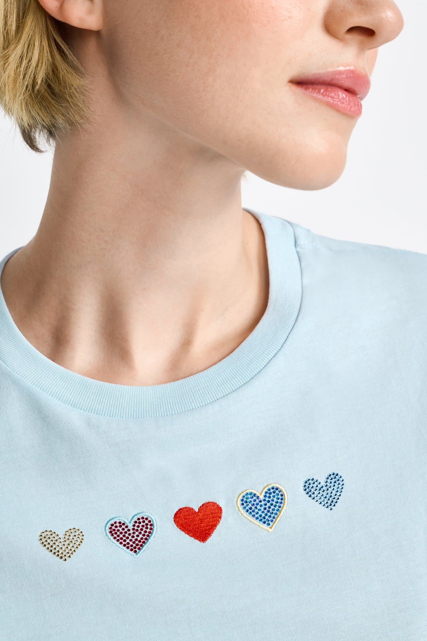 ORGANIC CONTEMPORARY SHIRT LIGHT AQUA 5