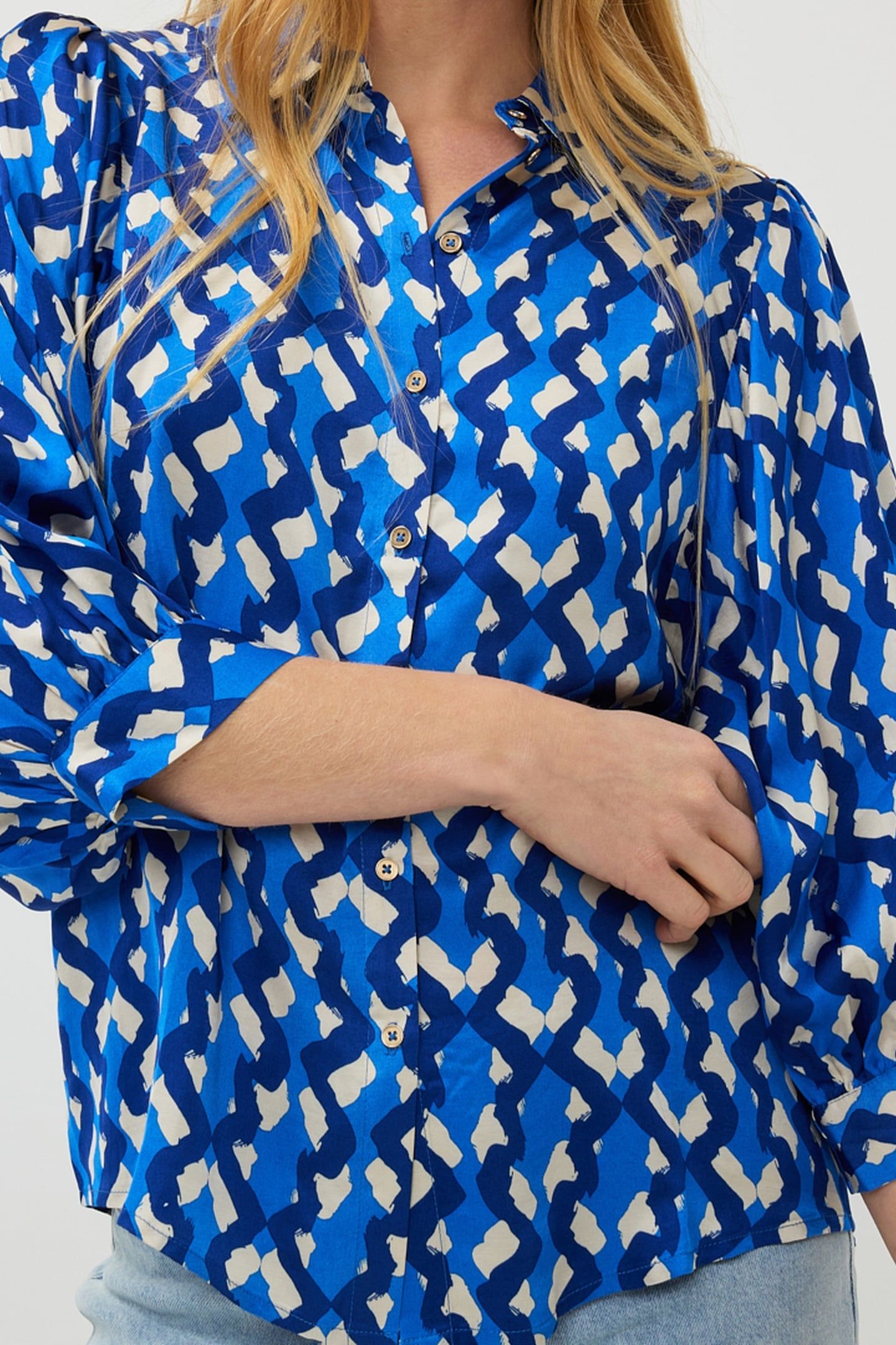 BLOUSE BIG SLVE UTOPIA FANTASY PRINT 8