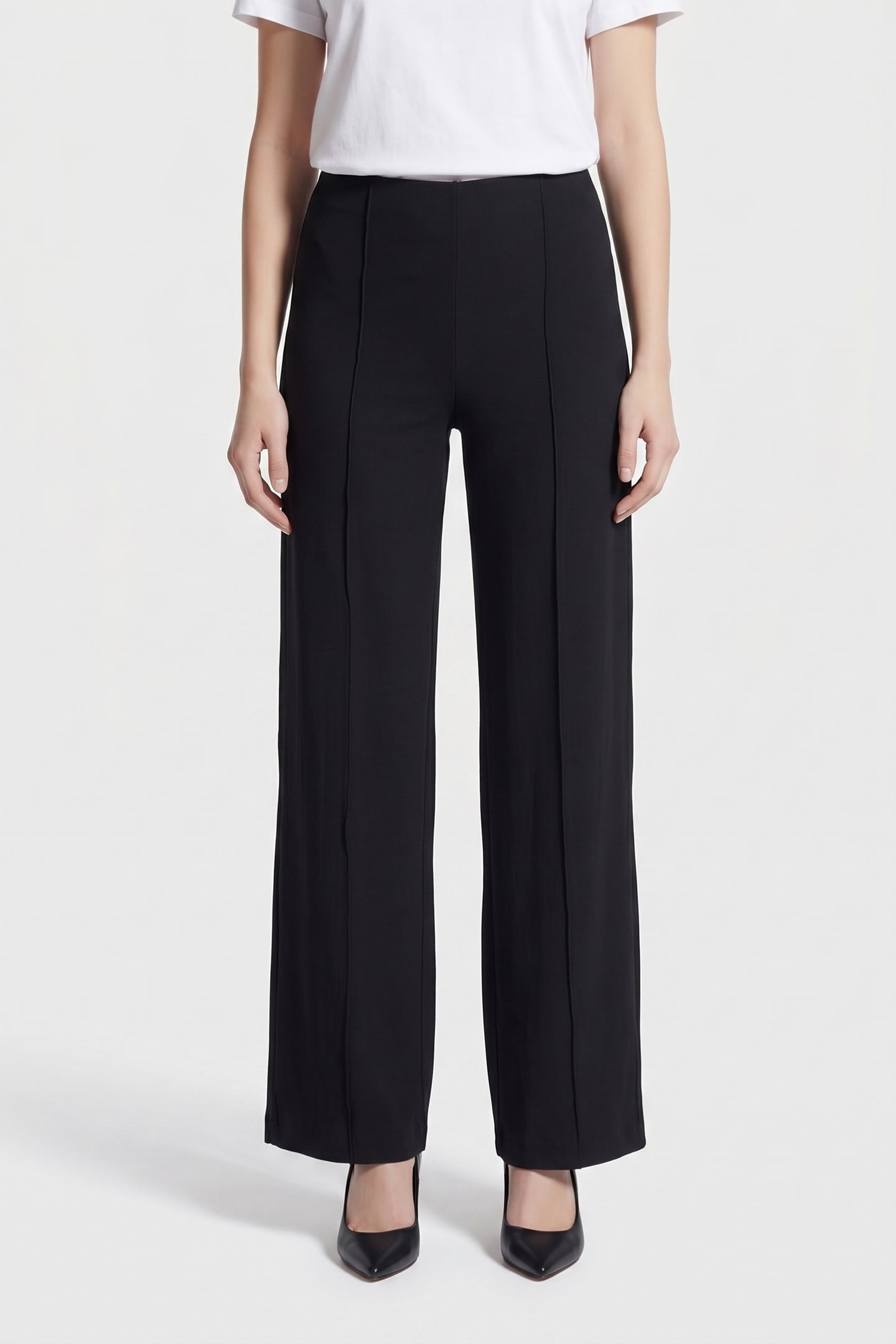 GALLA CUPRO TROUSERS BLACK 1