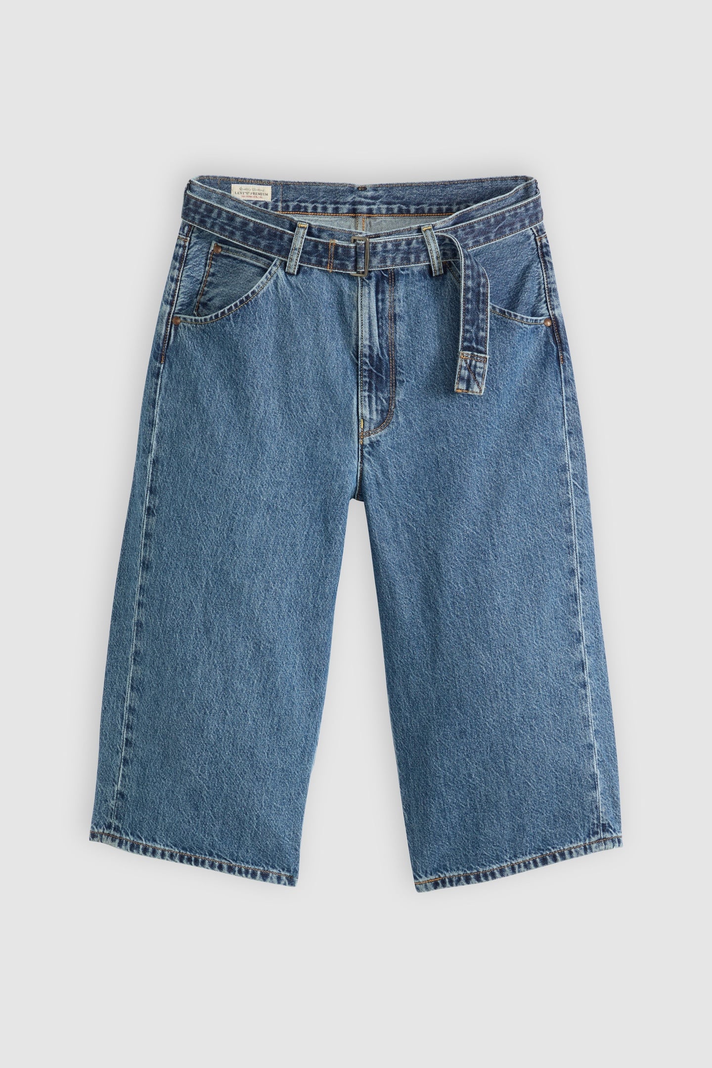 TWISTED BAGGY CAPRI JEANS 6