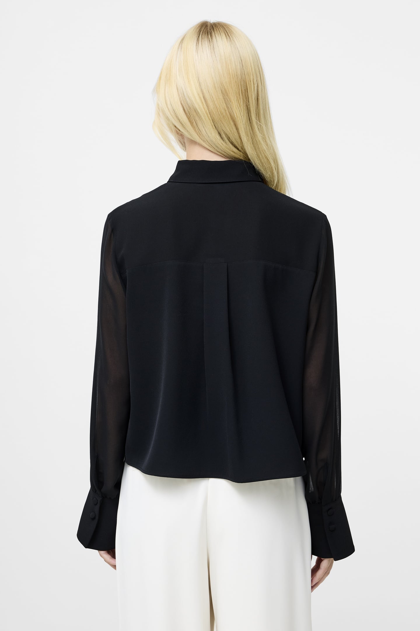 AREZZO NECK TIE SHIRT BLACK 3