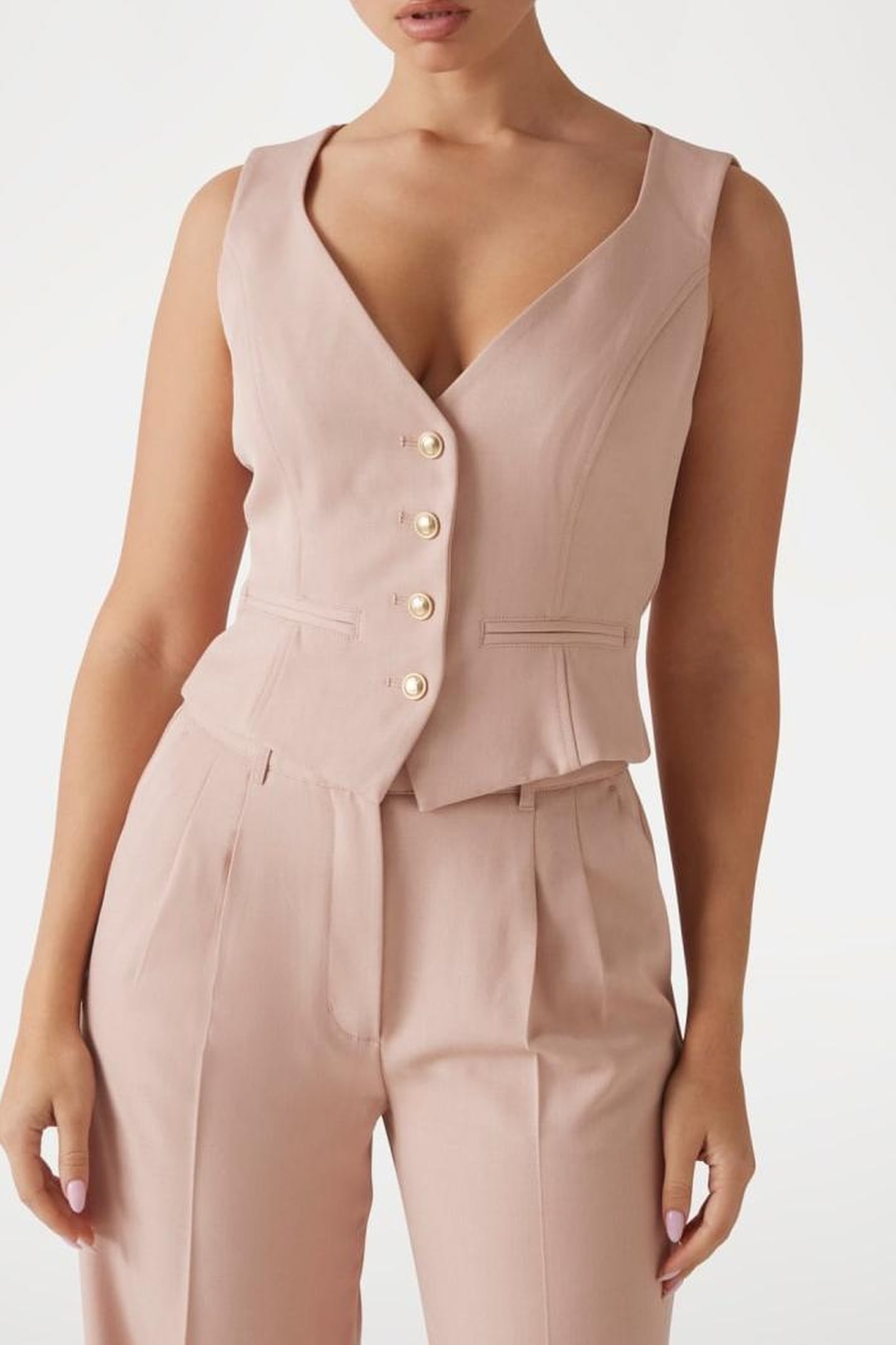 GUESS ECO MATEA SUIT VEST DIMROSE MULTI 6