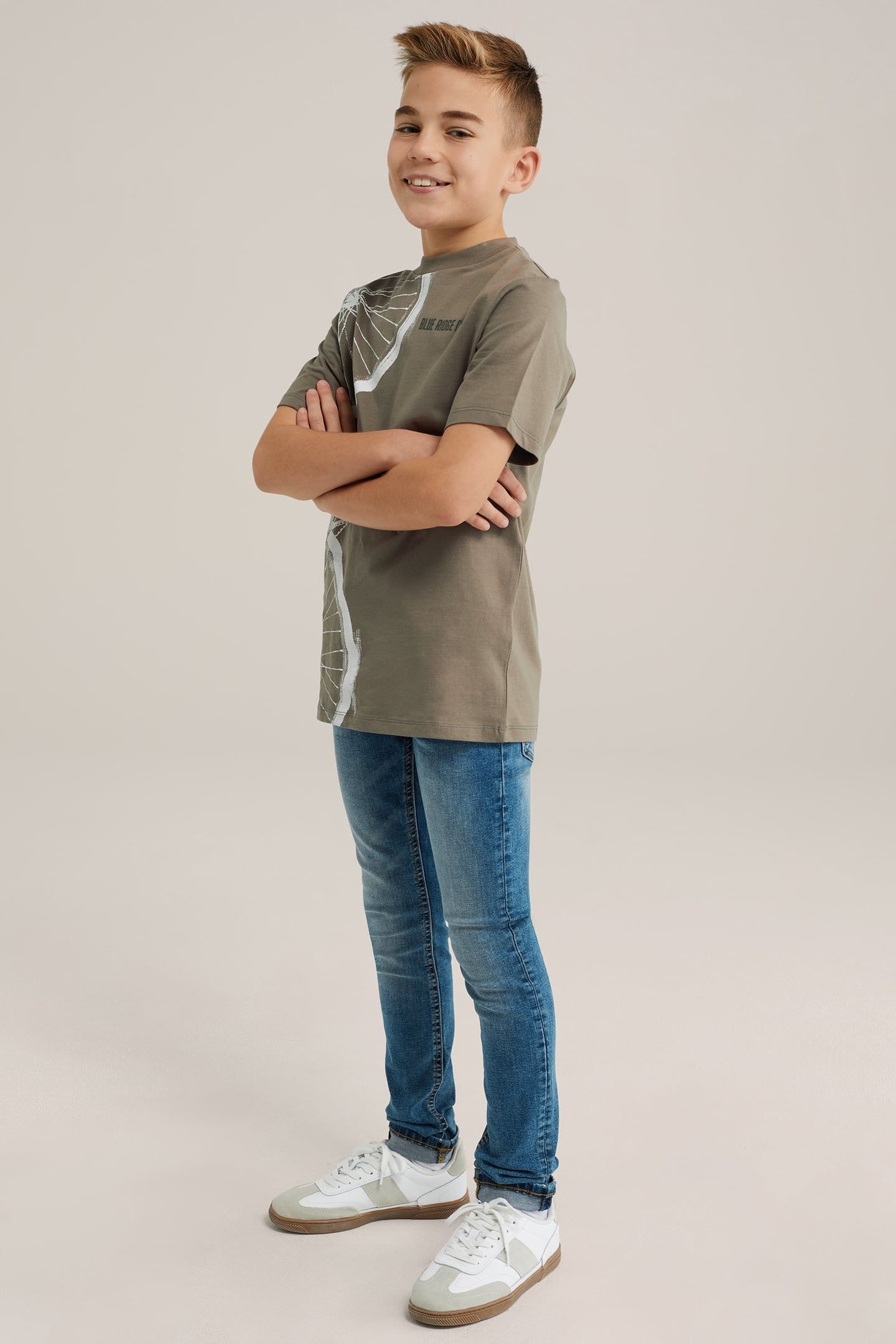 5-POCKET MID WAIST BLUE 2
