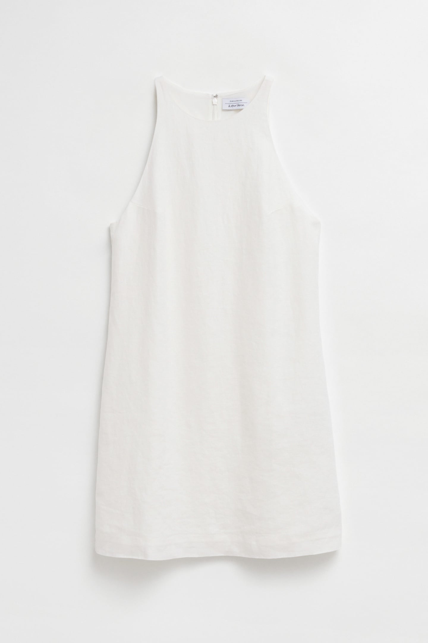 KITTY LINEN DRESS WHITE 3