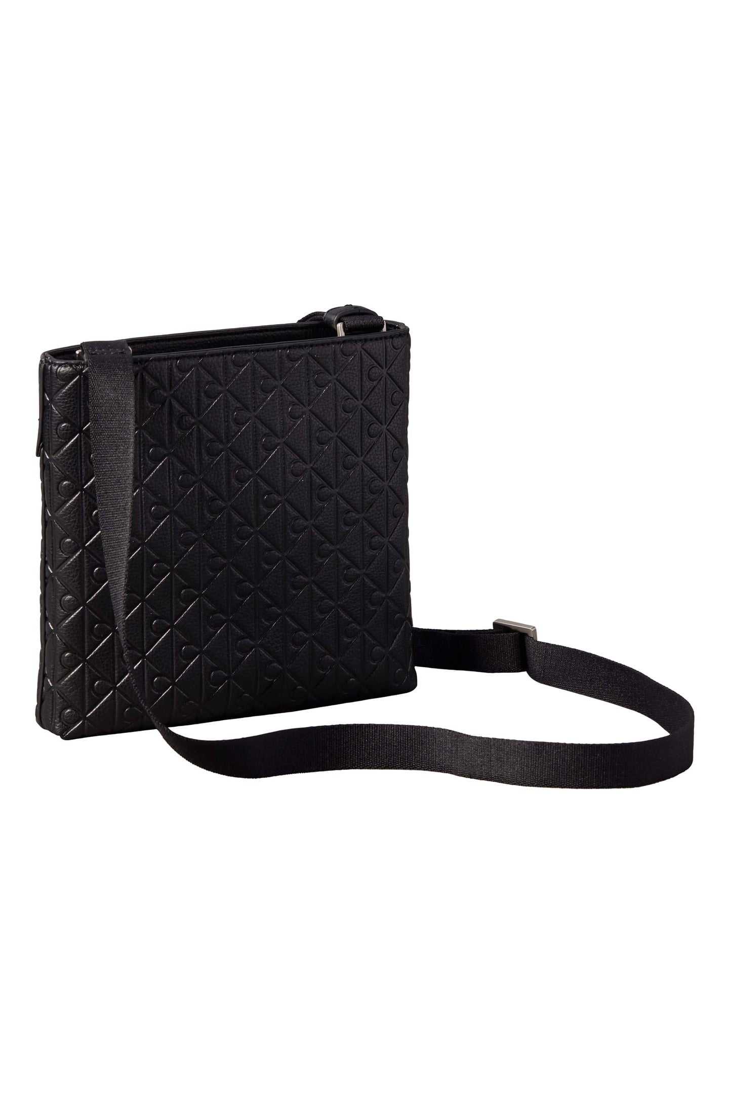 EMBLEM EMBOSS SLING BAG BLACK 3