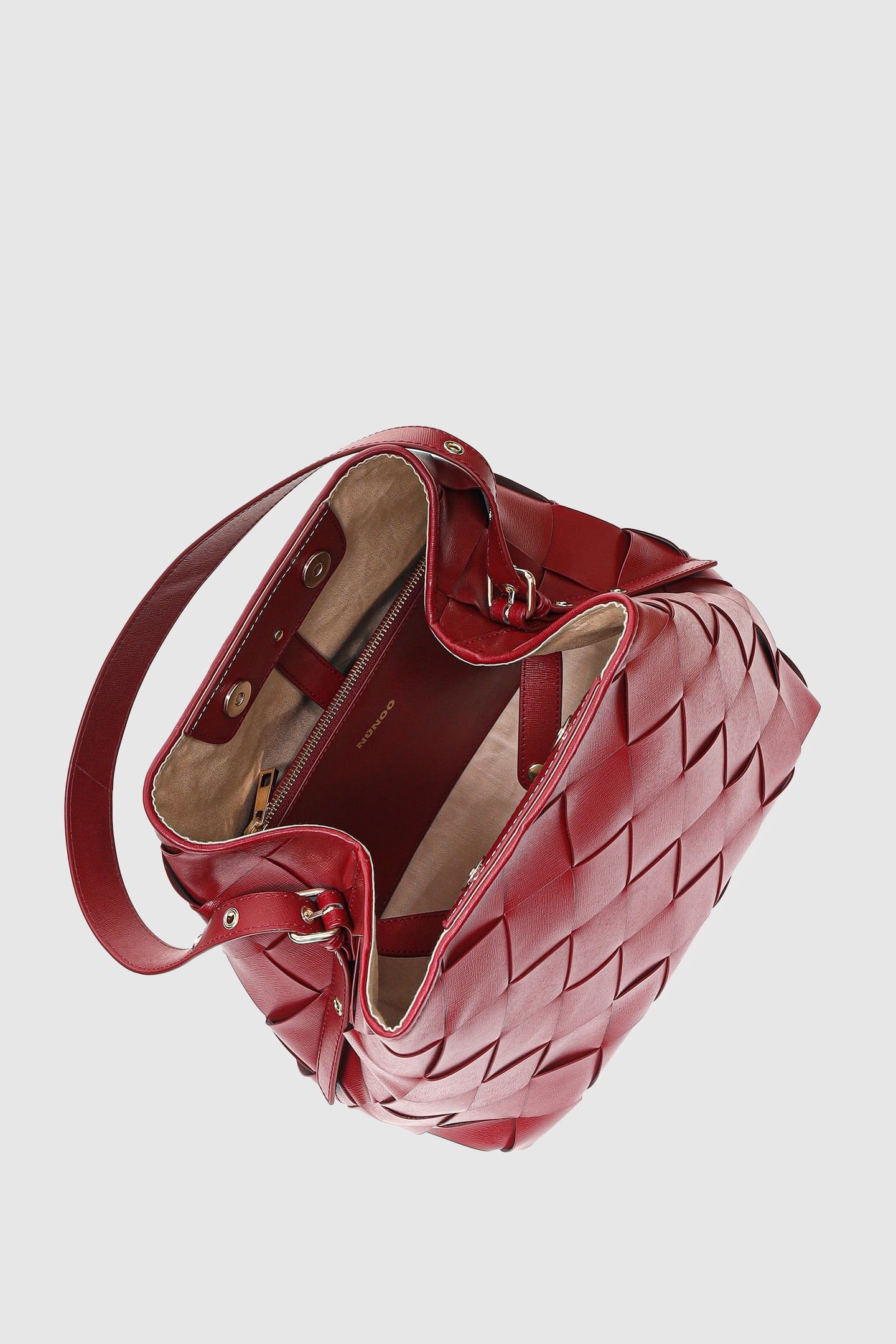 CHIARA BRAIDED FLORENCE MAROON W. GOLD 4