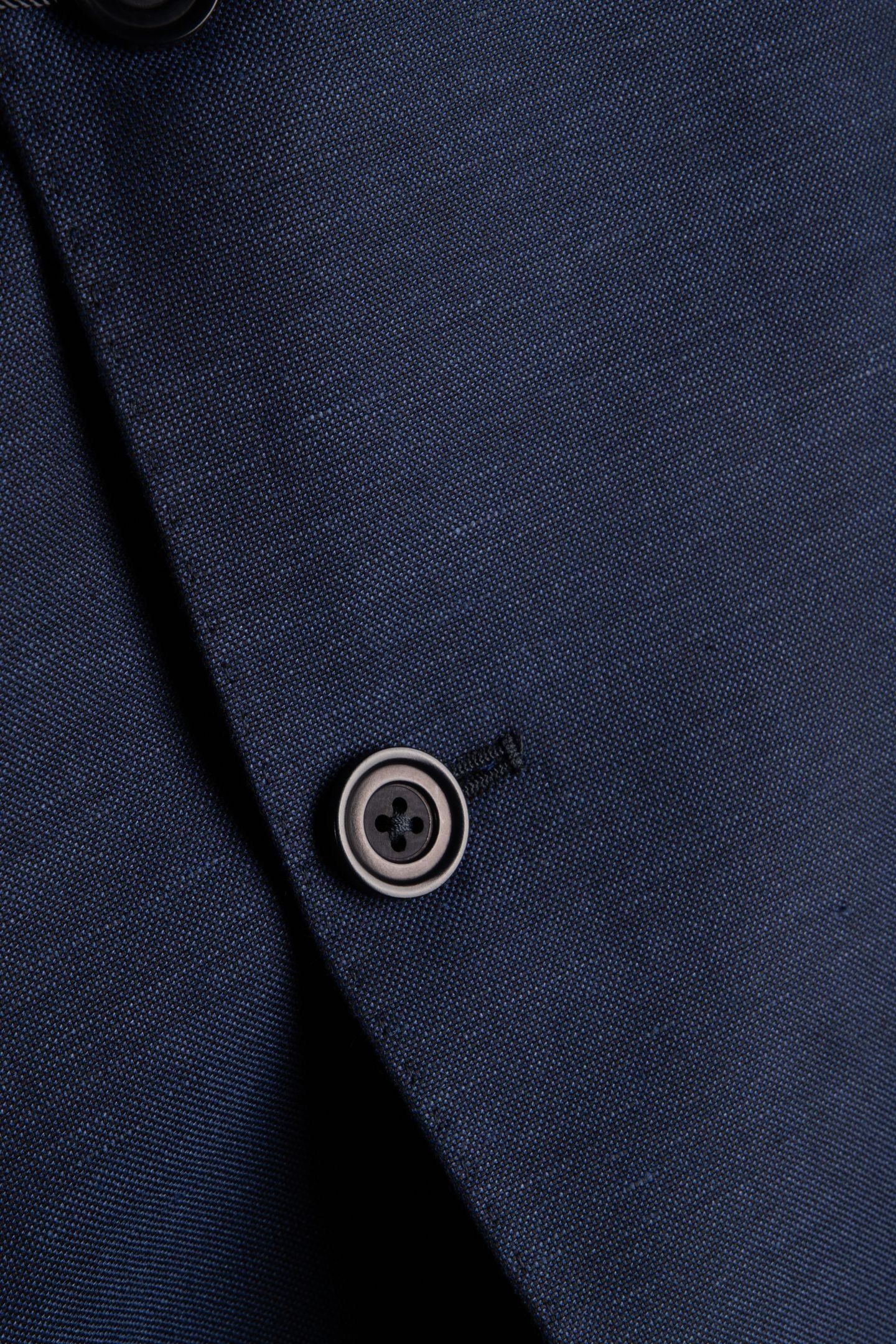 JACKET REGULAR LINING LINEN BLUE 6