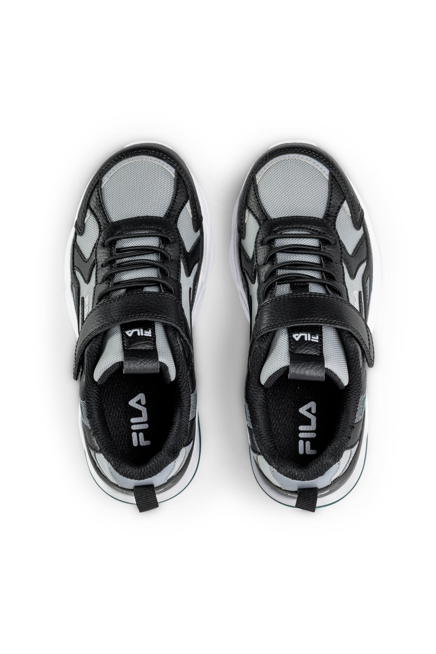 MADRUN VELCRO KIDS BLACK-POSY GREEN 5