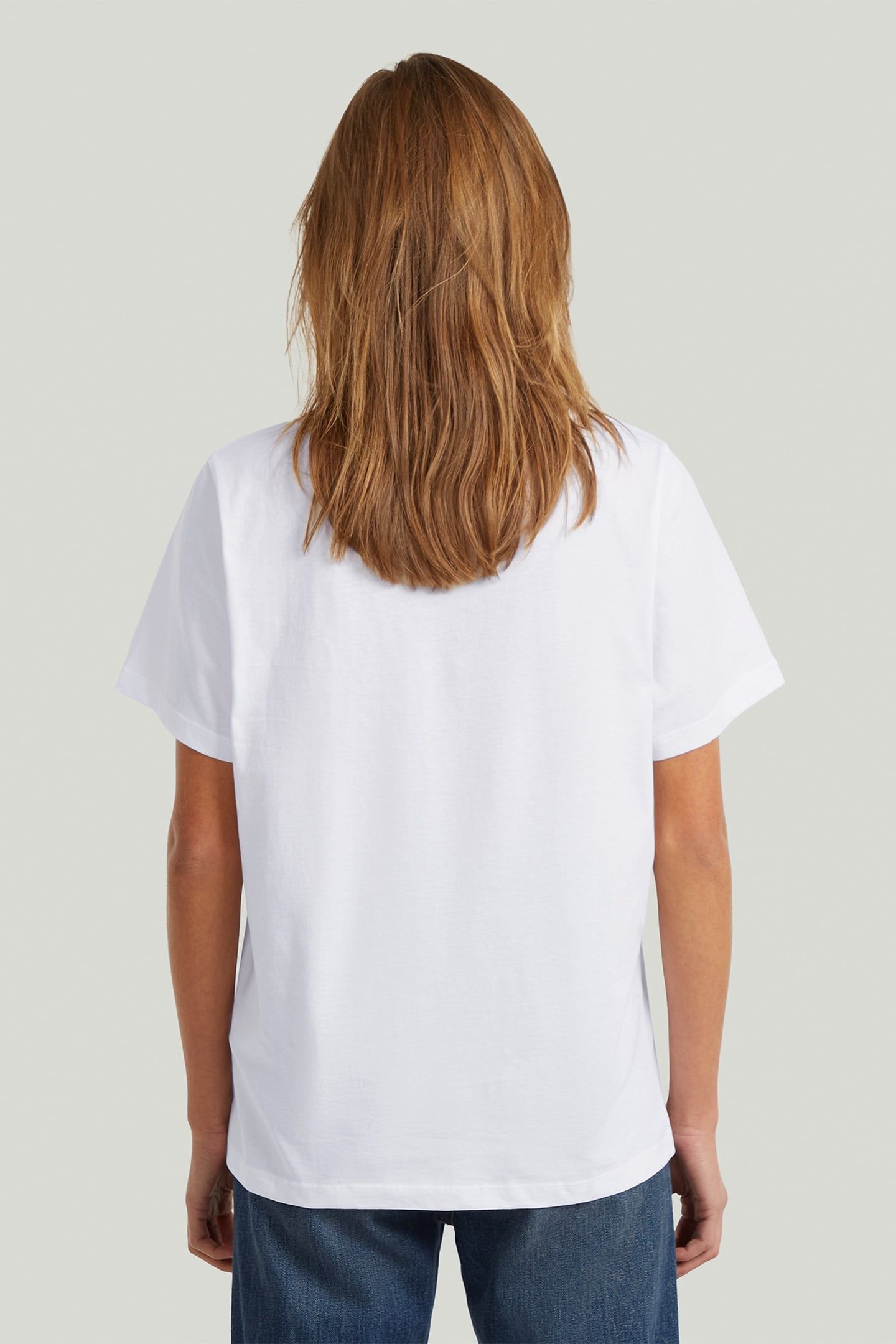 SCOOP NECK T WHITE 2