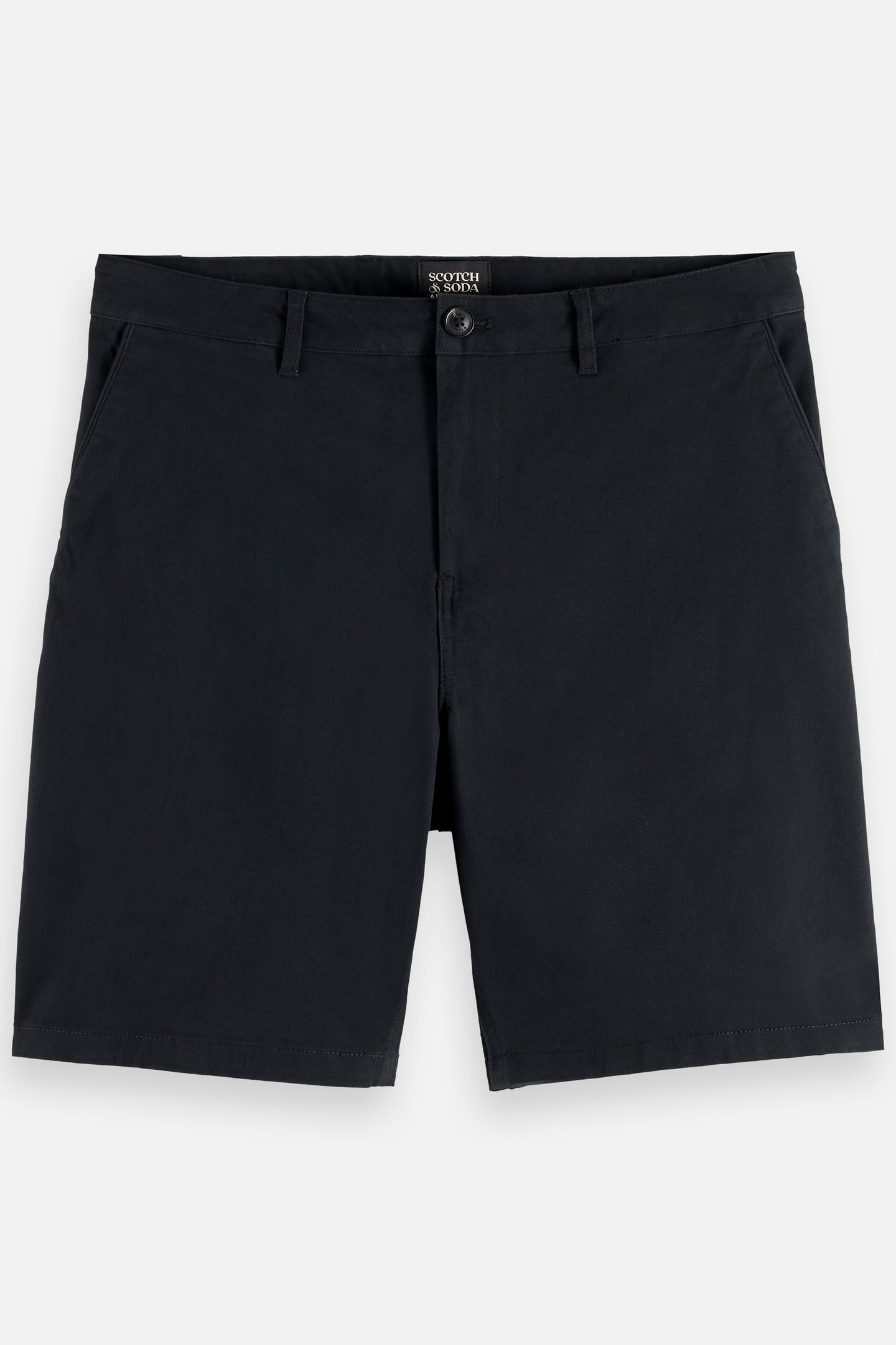 CORE STUART COTTON-BLEND TWILL REGULAR-FIT SHORT BLACK 5