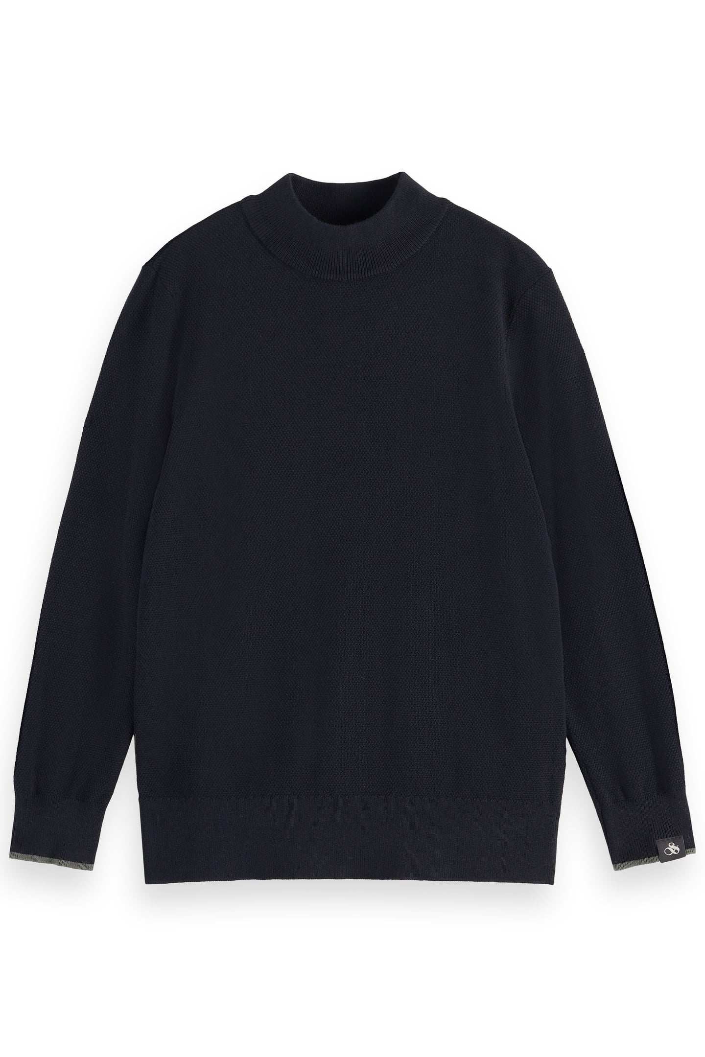 BOY REGULAR-FIT MOCK NECK PULLOVER ANTHRACITE 2