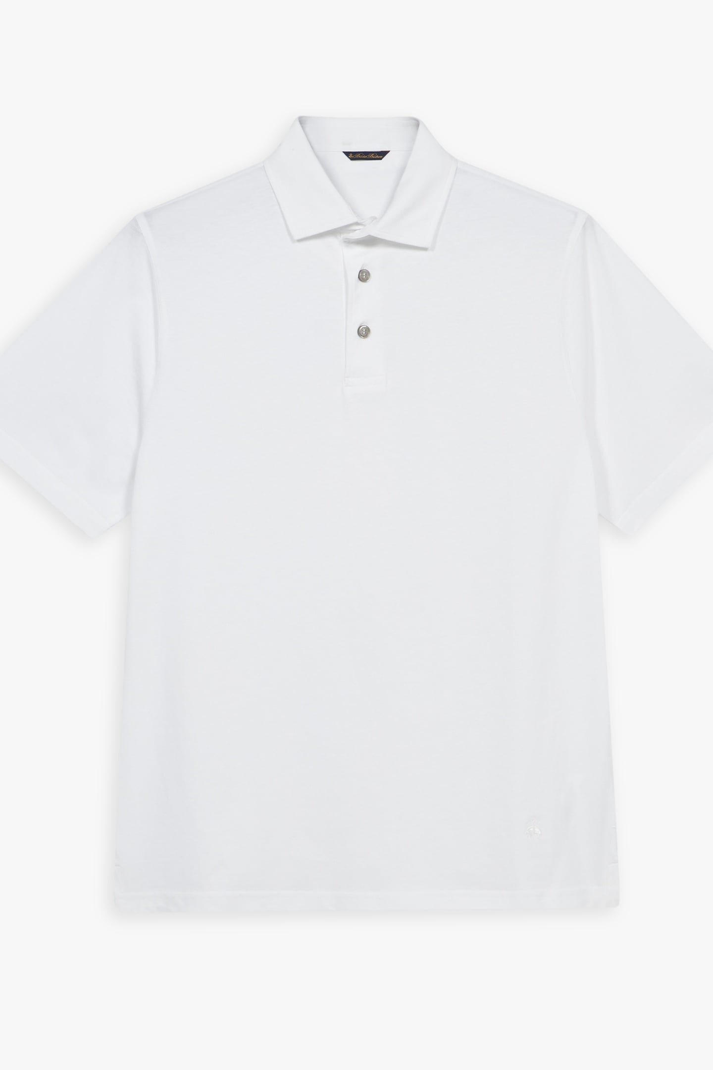 WHITE COTTON POLO SHIRT WHITE 3