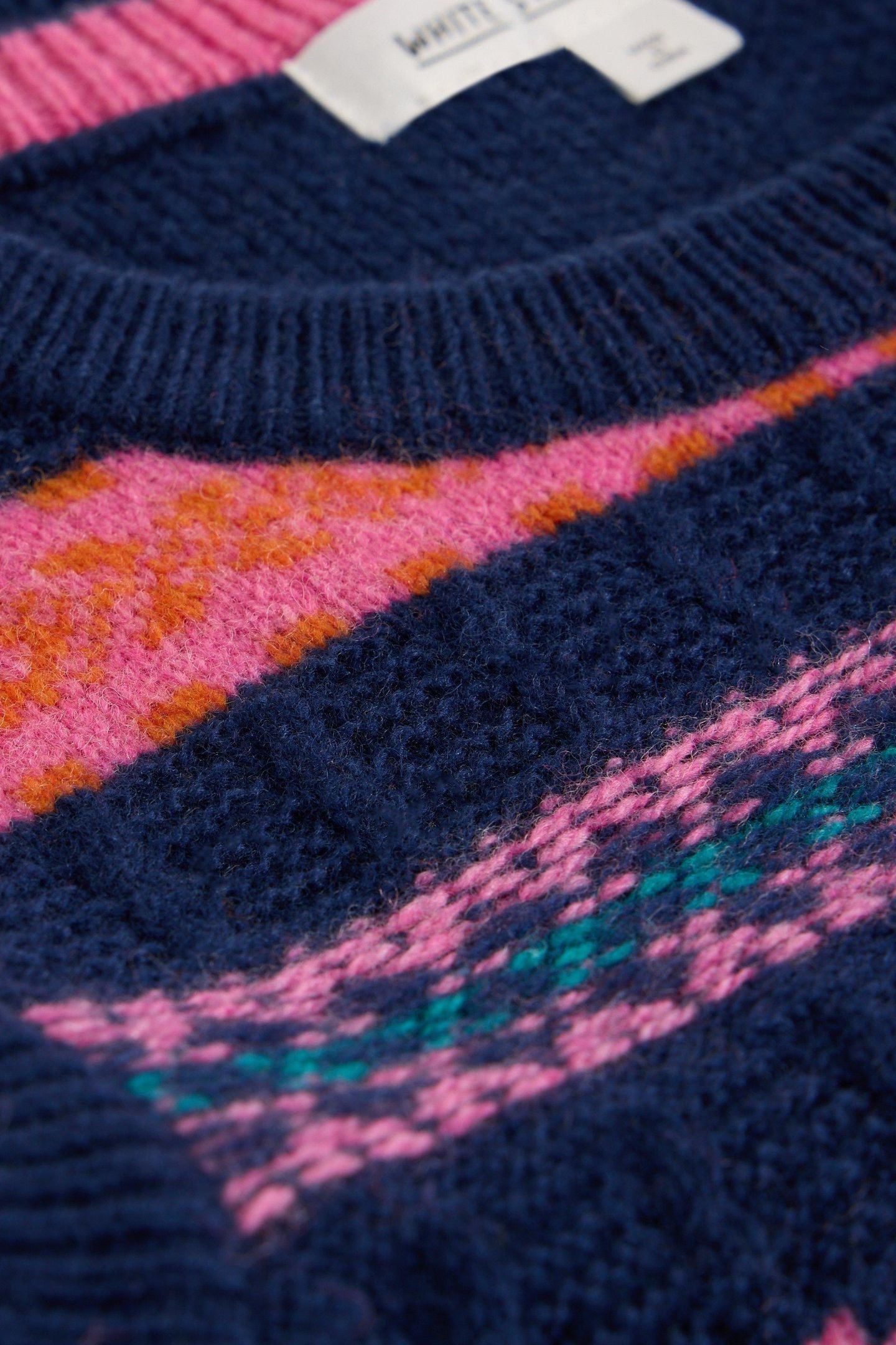 LOTTIE FAIRISLE TANK NAVY MULTI 8