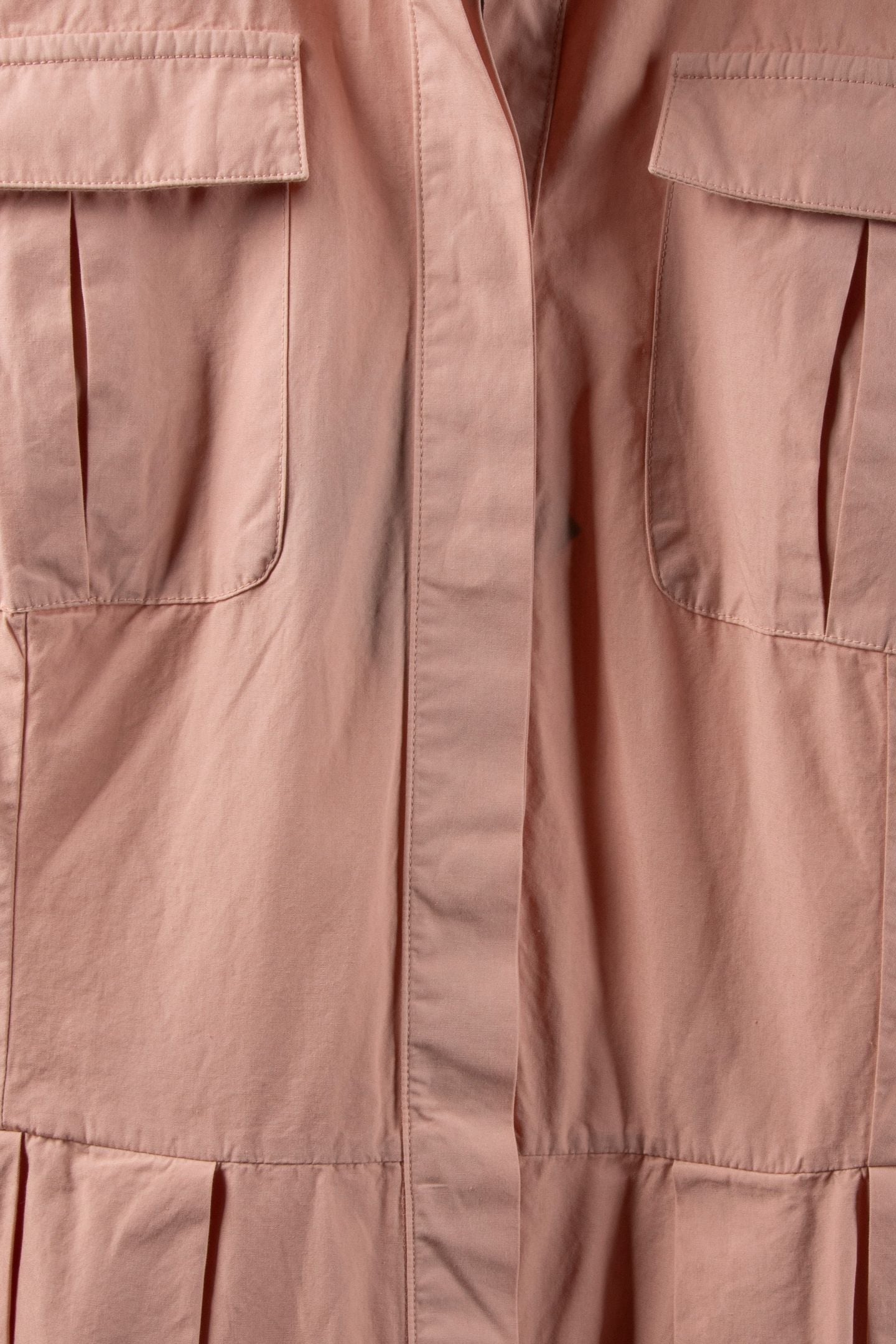SHIRT DRESS W/POCKETS COTTON SALMON 6