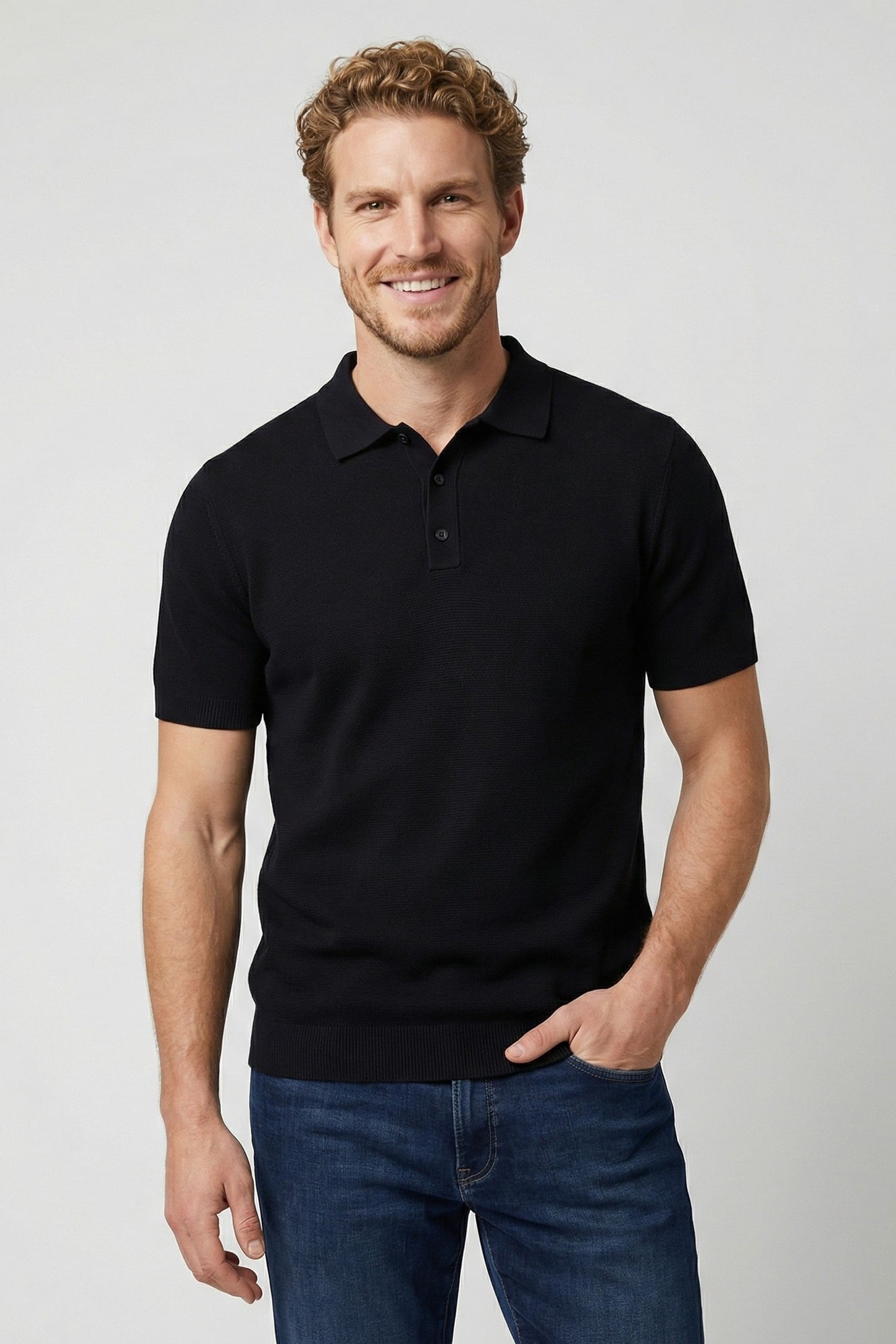 ANMAS POLO BLACK 1
