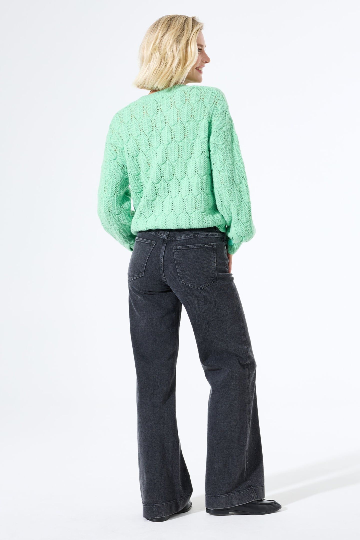 CELIA PANTS DENIM DARK USED 3