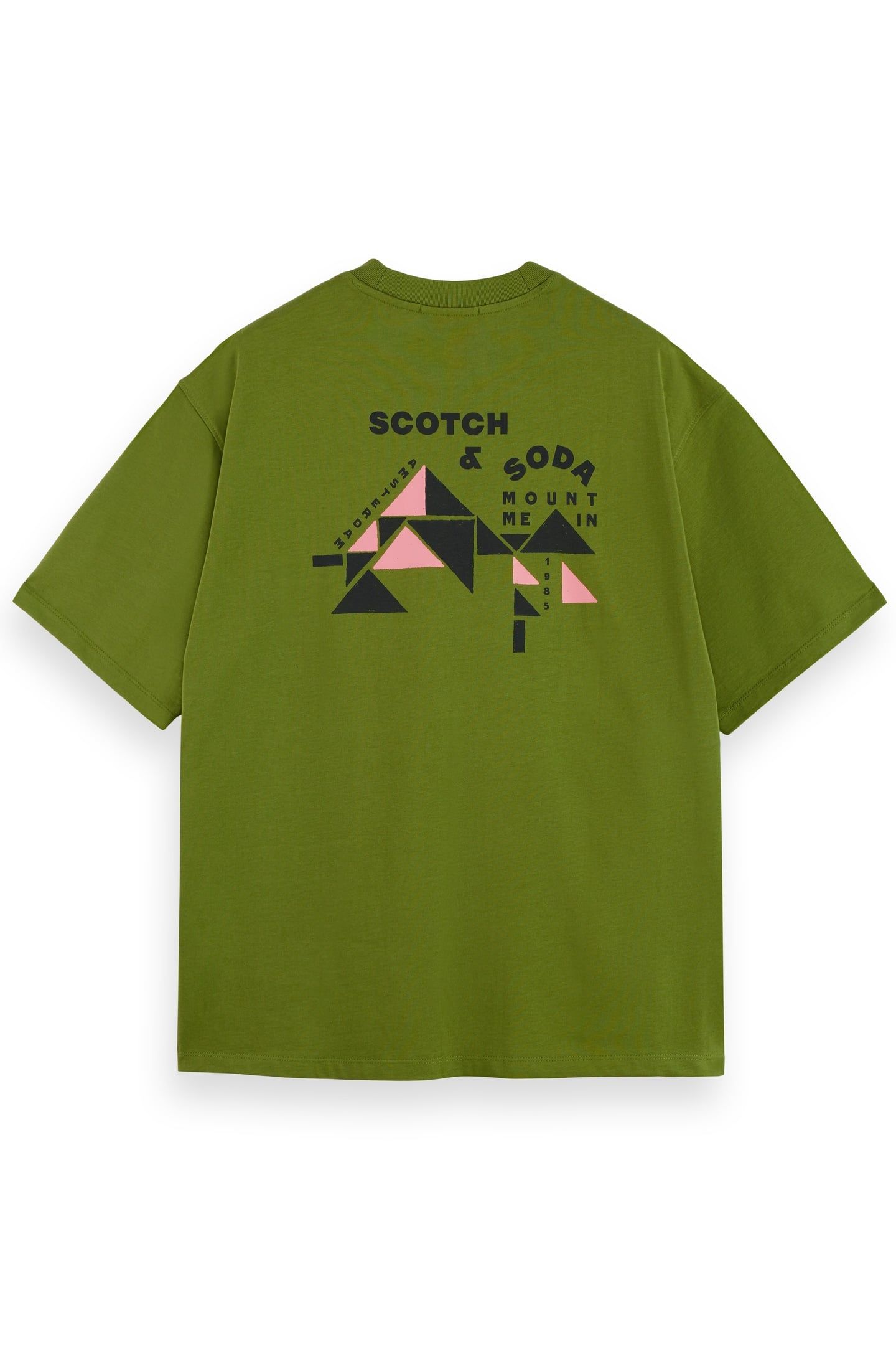 LOOSE FIT FRONT AND BACK ARTWORK T-SHIRT CALLA GREEN 4