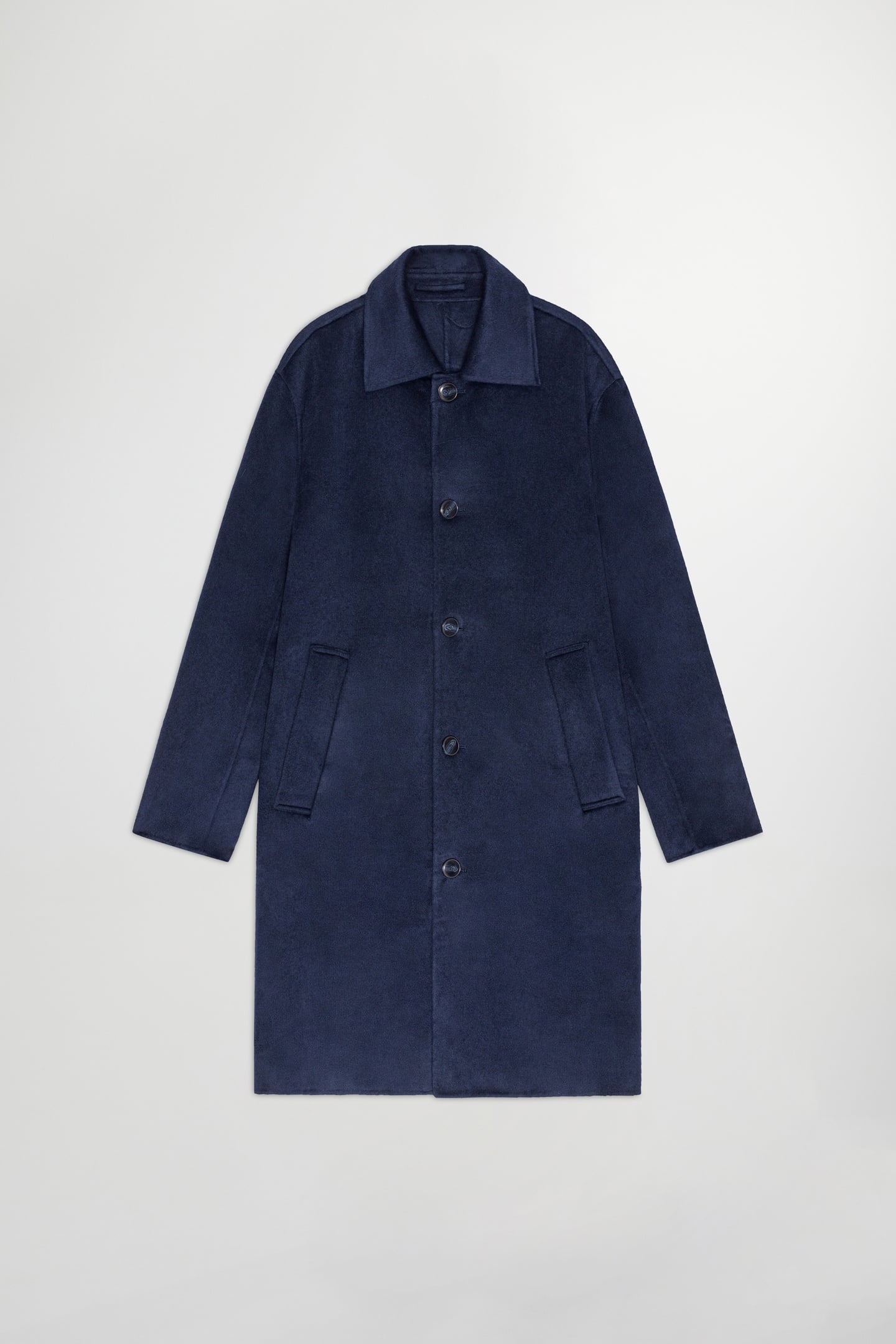 FRANCO 8015 RELAXED FIT OVERCOAT, NAVY BLUE 3