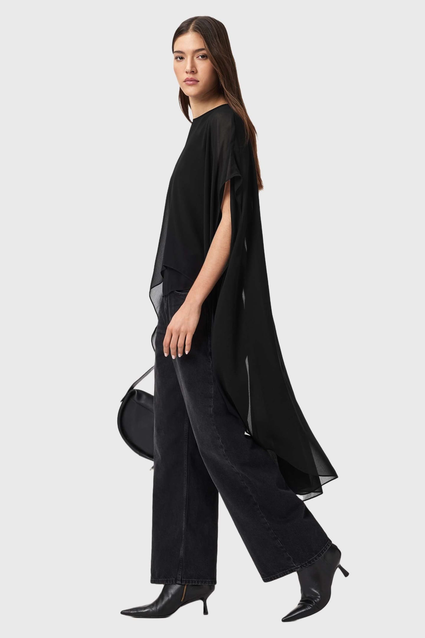 JAMIE SHEER TOP BLACK 5