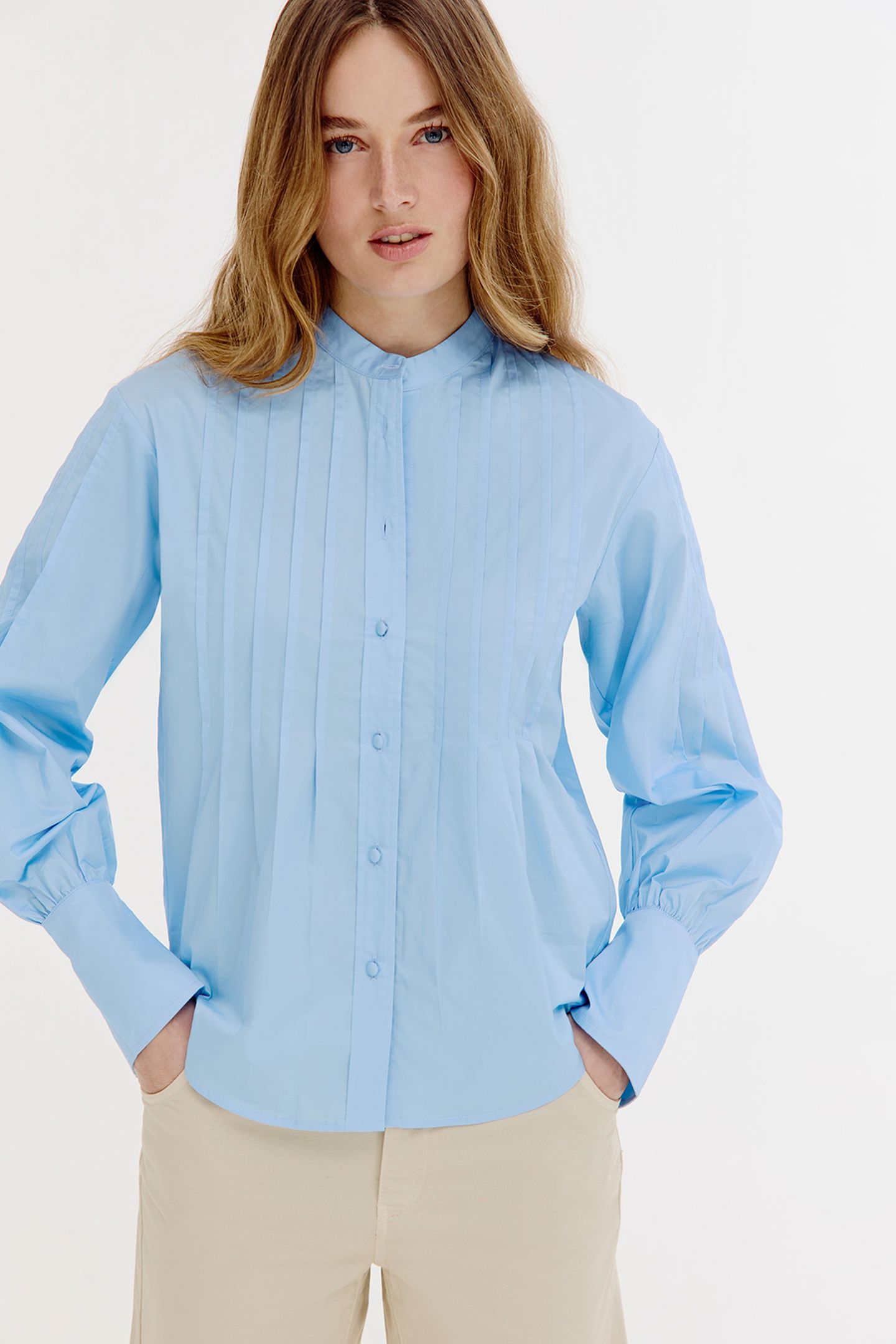 BELLAMY BLOUSE LIGHT BLUE 3